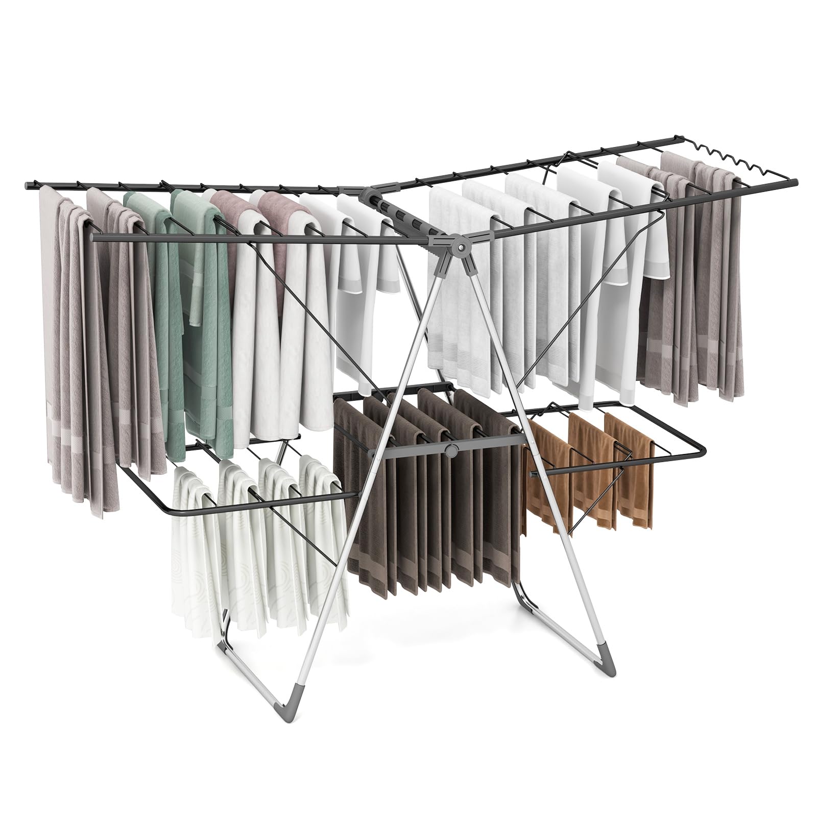 Foldable Clothes Drying Rack