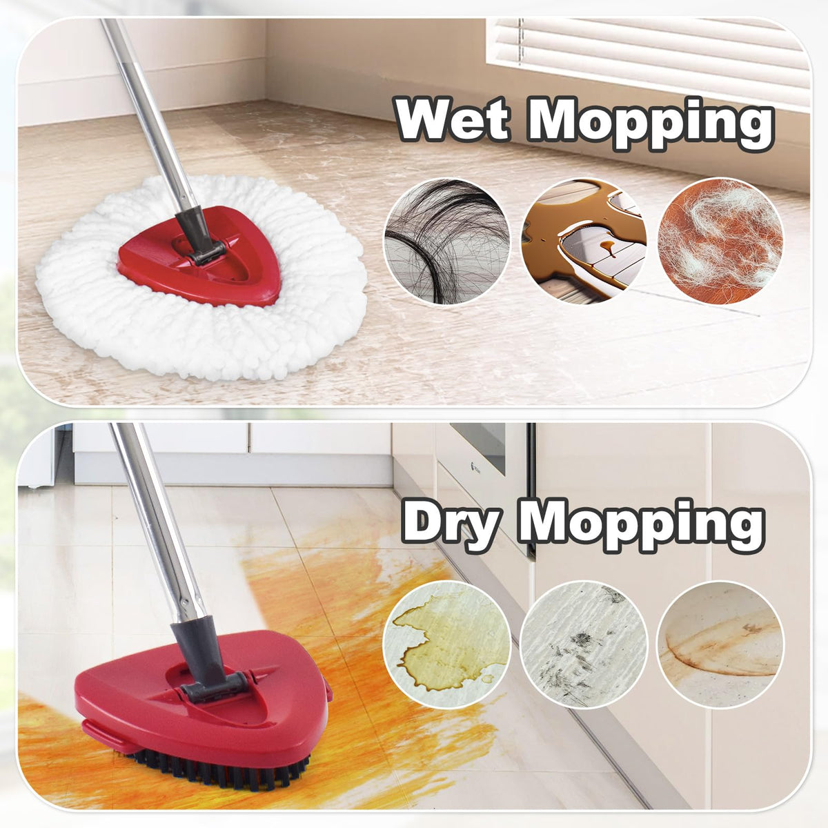 Mop Heads Replacement for Ocedar (7 Count)