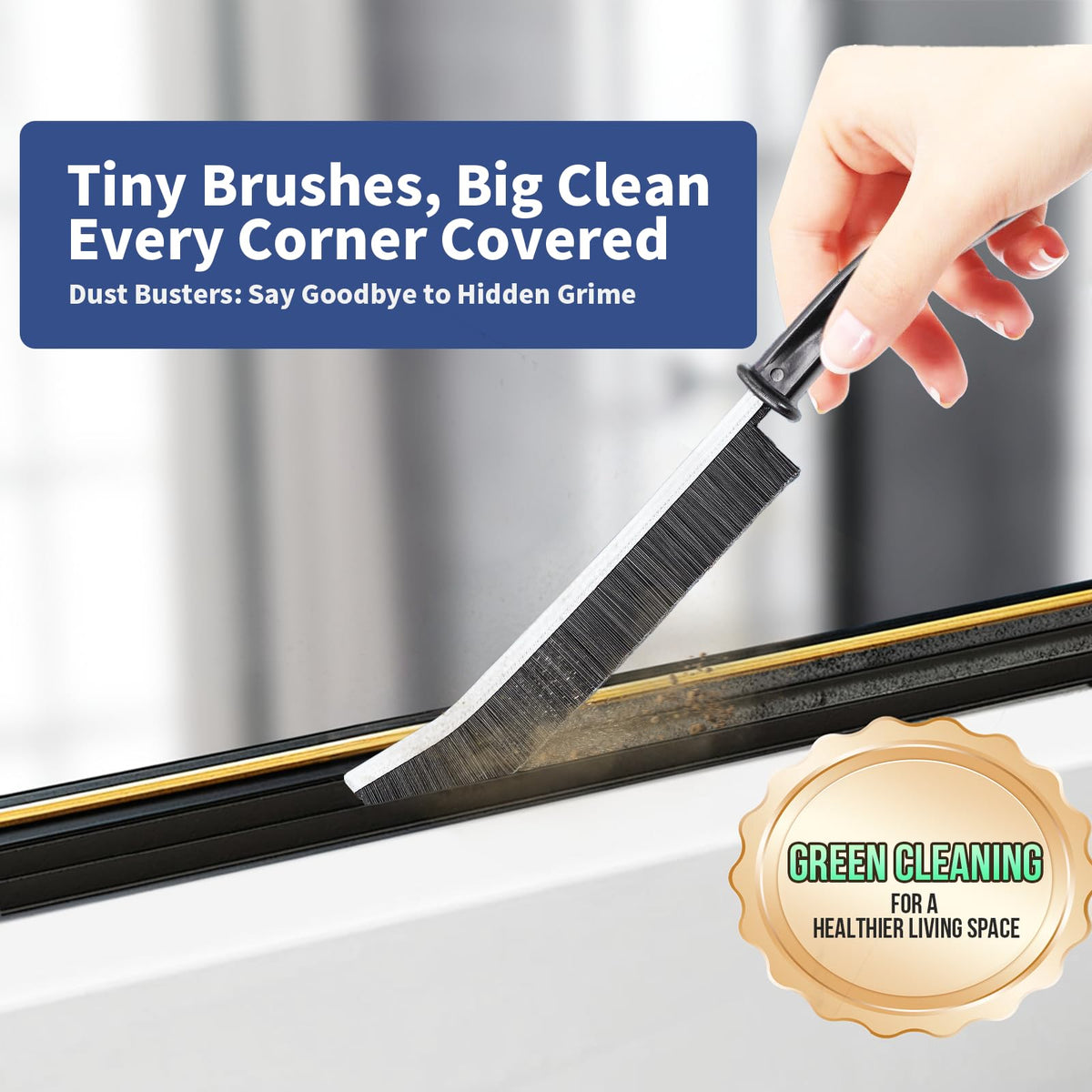 Crevice Cleaning Brush (3 Count)