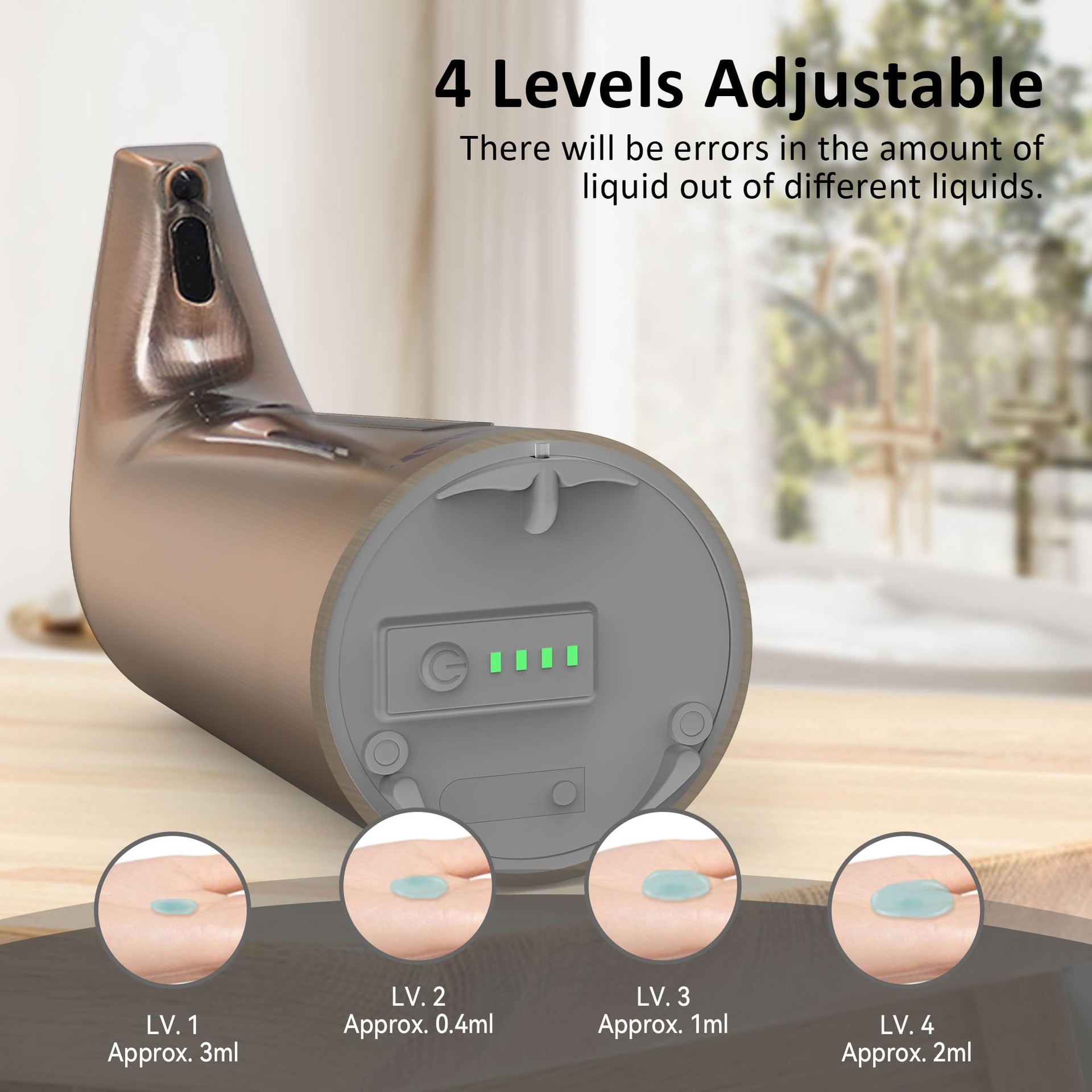 Touchless Automatic Soap Dispenser 400ml Rechargeable