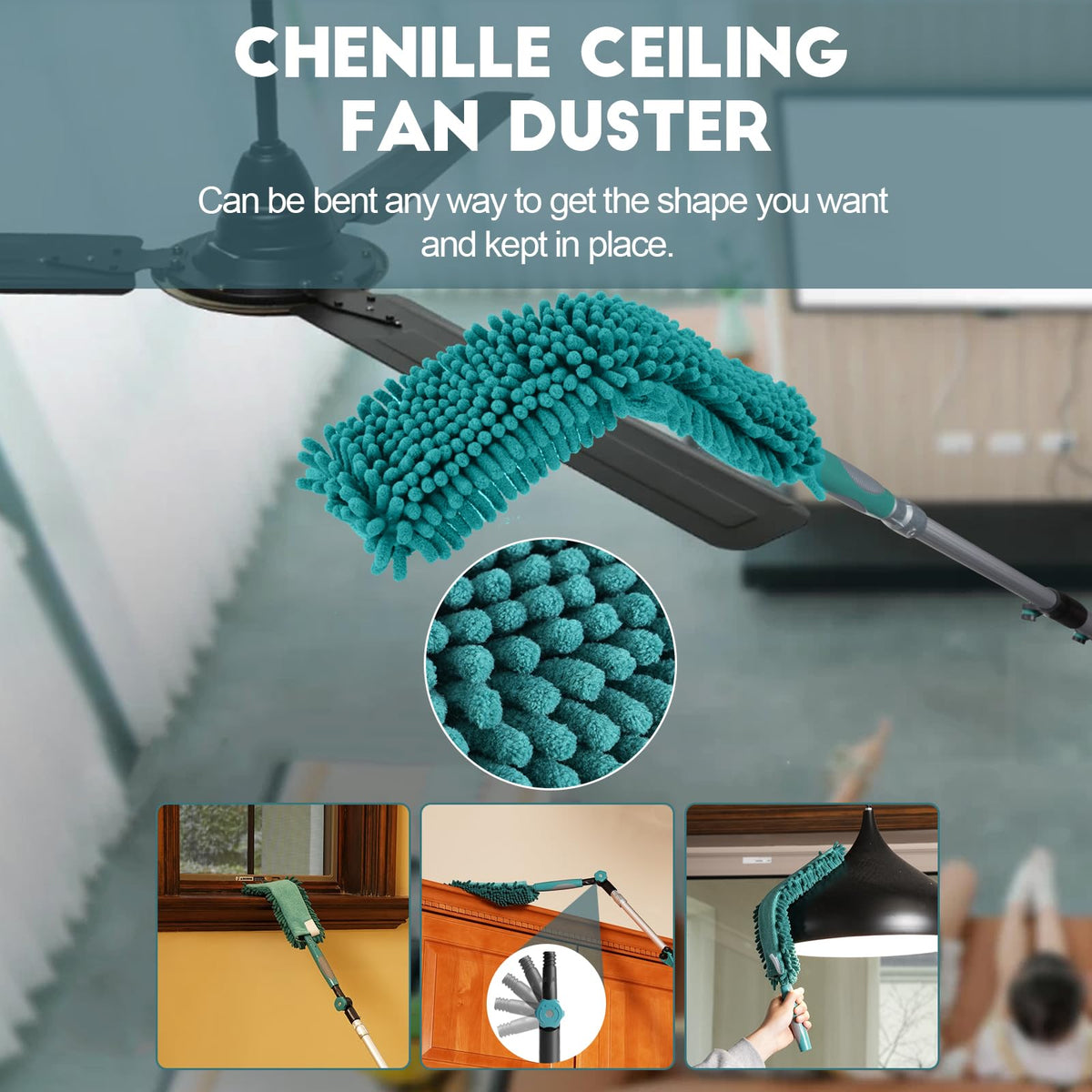 20 Foot High Reach Duster Kit with 5