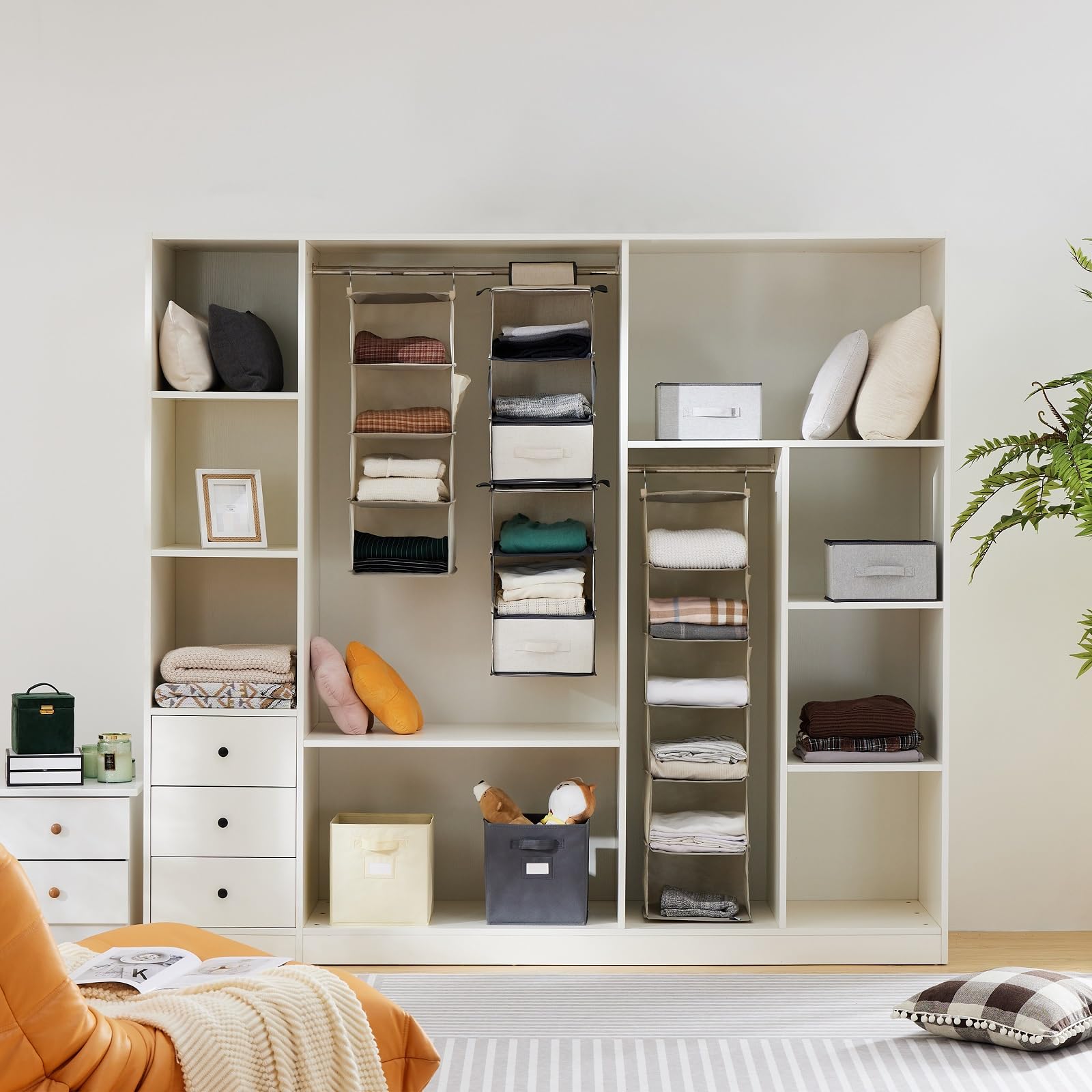 Hanging Closet Organizer and Storage for Clothes