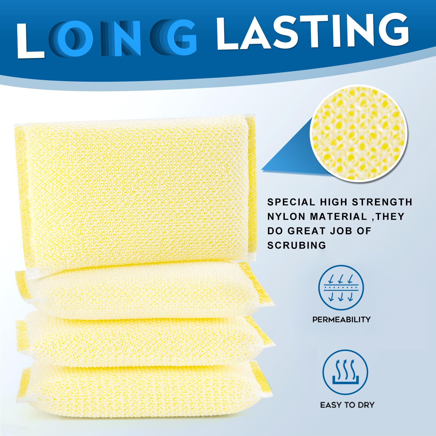 All Purpose Non Scratch Sponges (12 Count)