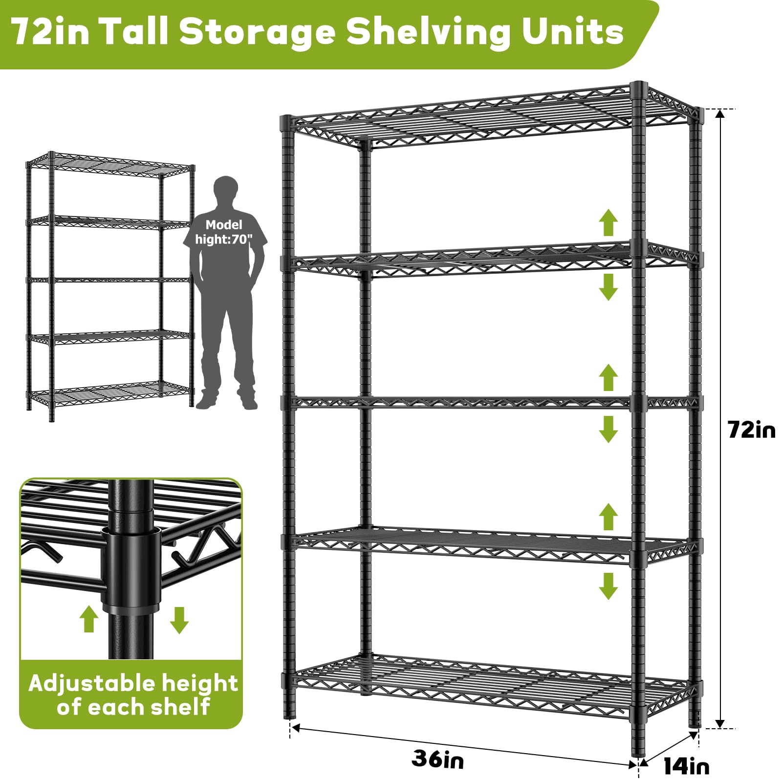 Storage Shelves (2 Count)