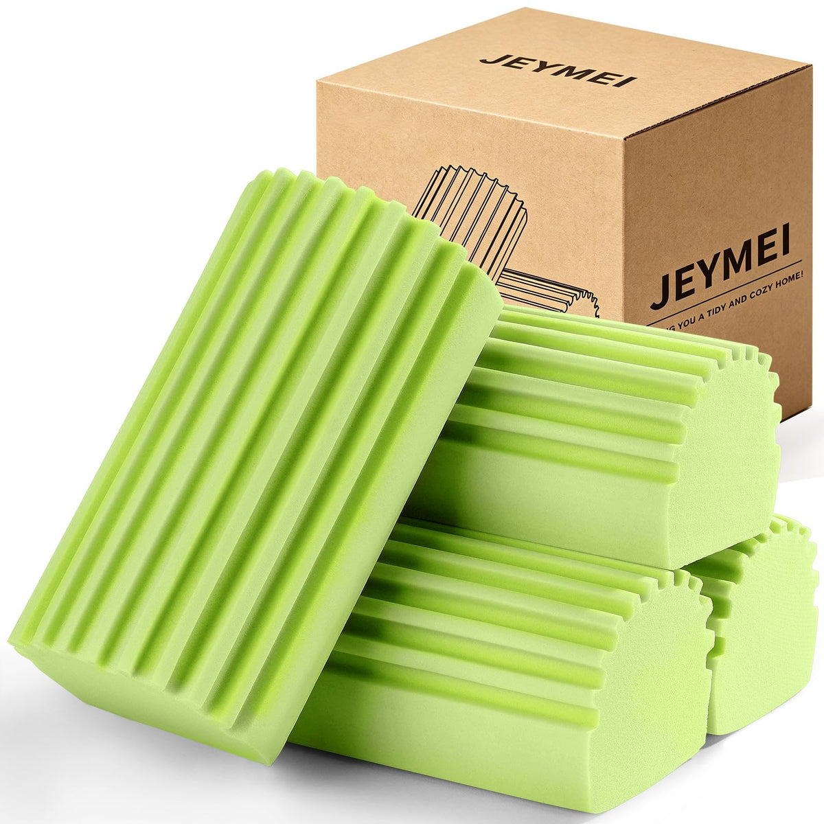 Damp Clean Duster Sponge (4 Count)