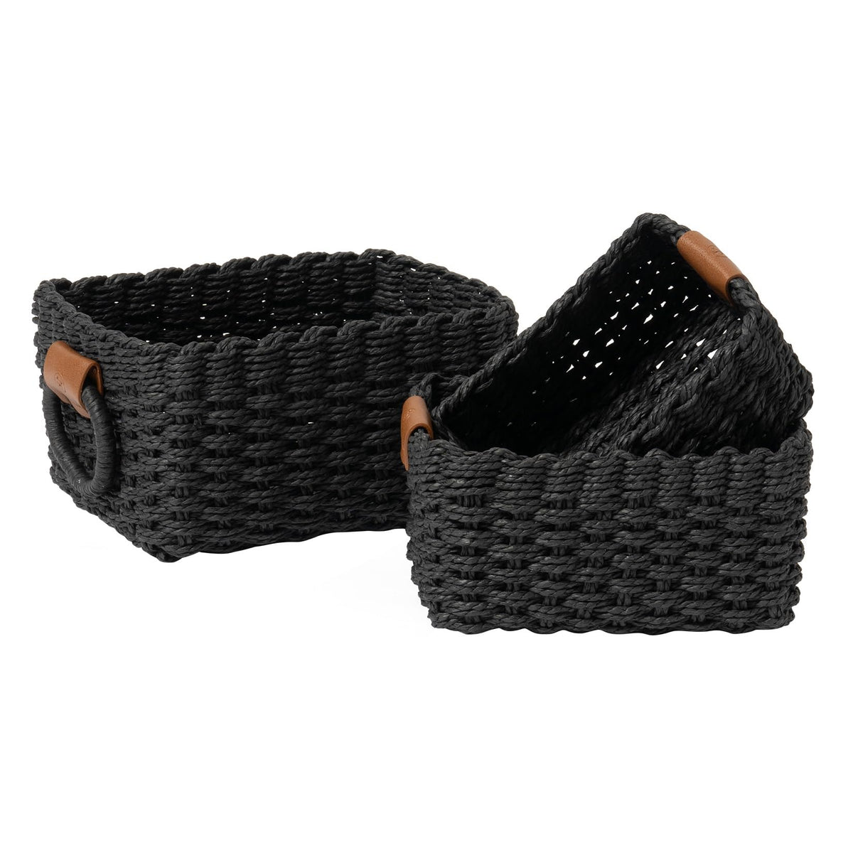 Small Wicker Baskets for Organizing (3 Count)