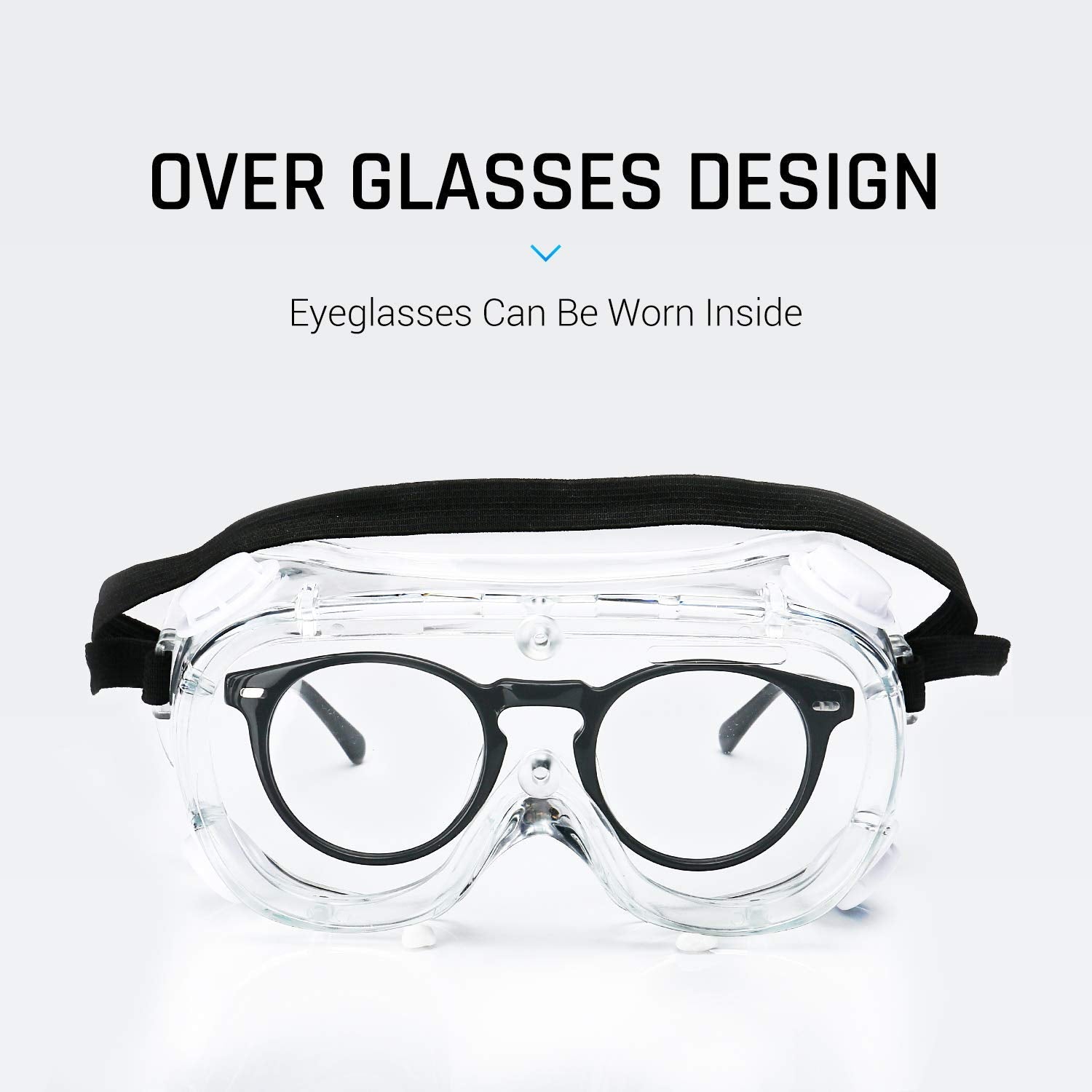 Safety Goggles Medical Goggles Fit Over Eyeglasses Anti