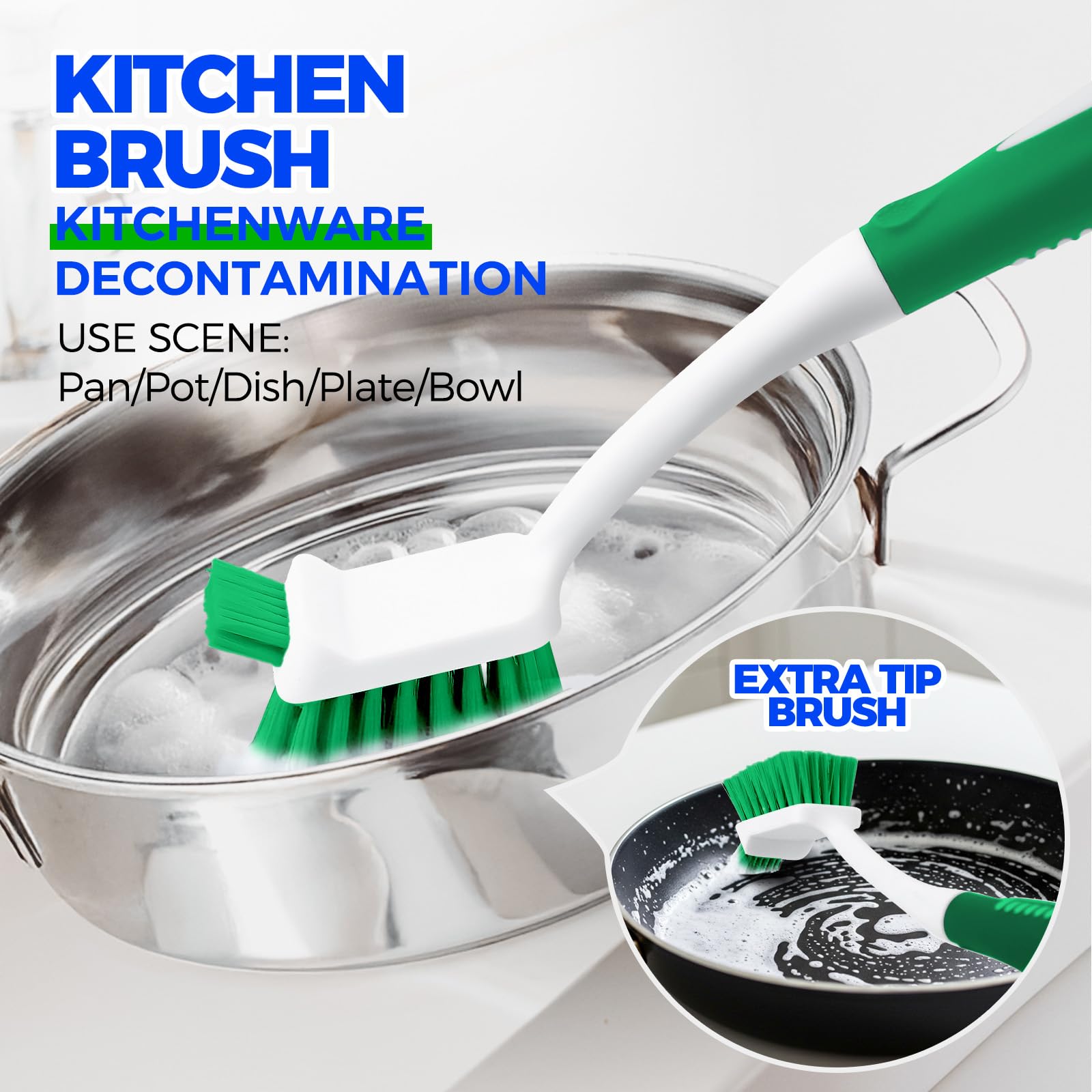 5 Pack Cleaning Brush Scrub Brush Kitchen Brush for Floor (5 Count)