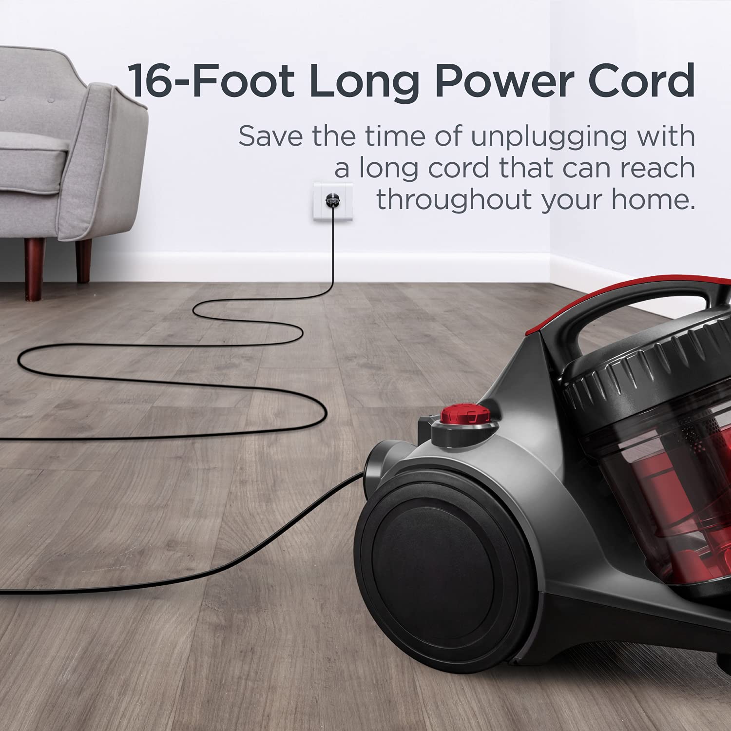 Bagless Canister Vacuum Cleaner