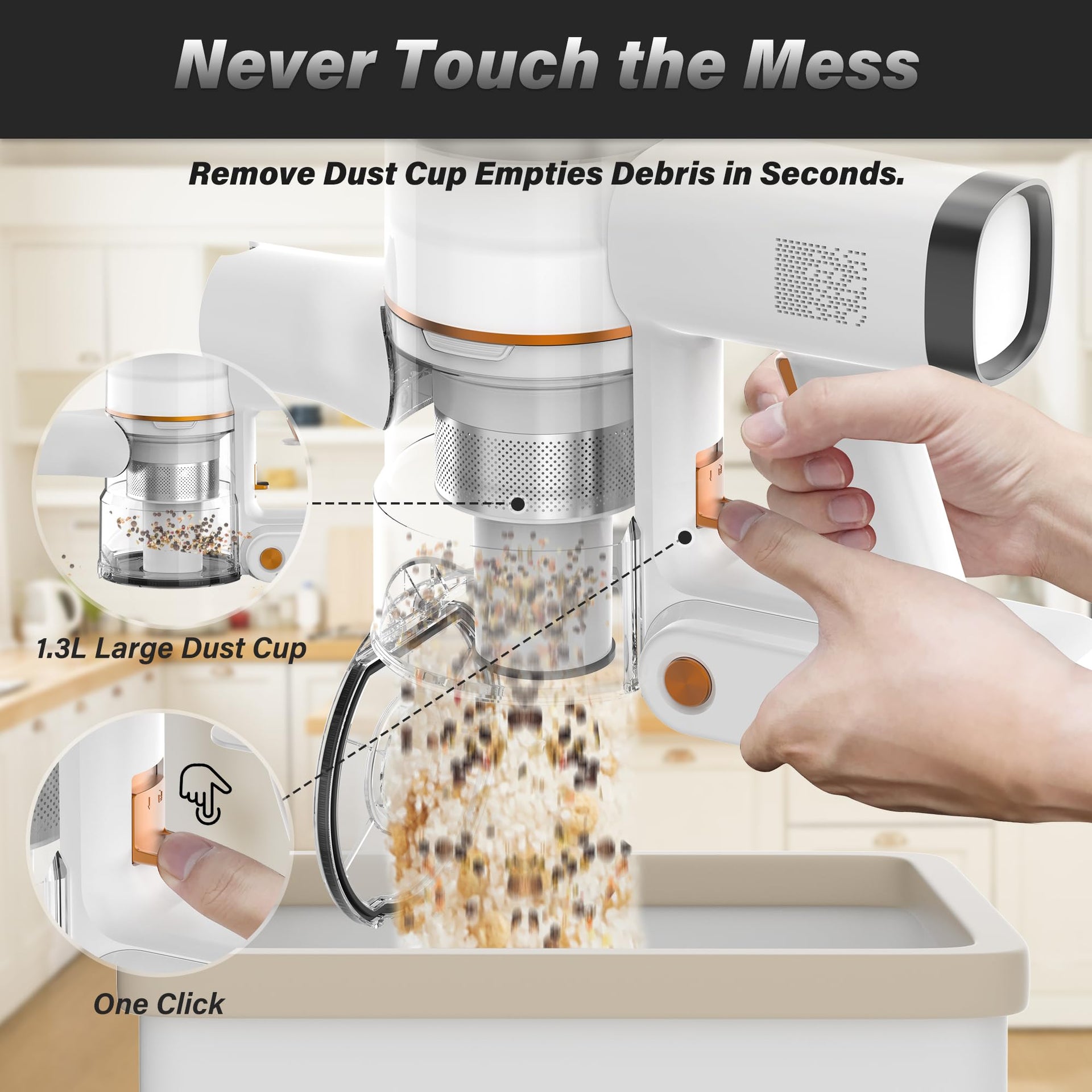 V500 Cordless Vacuum Cleaner for Home