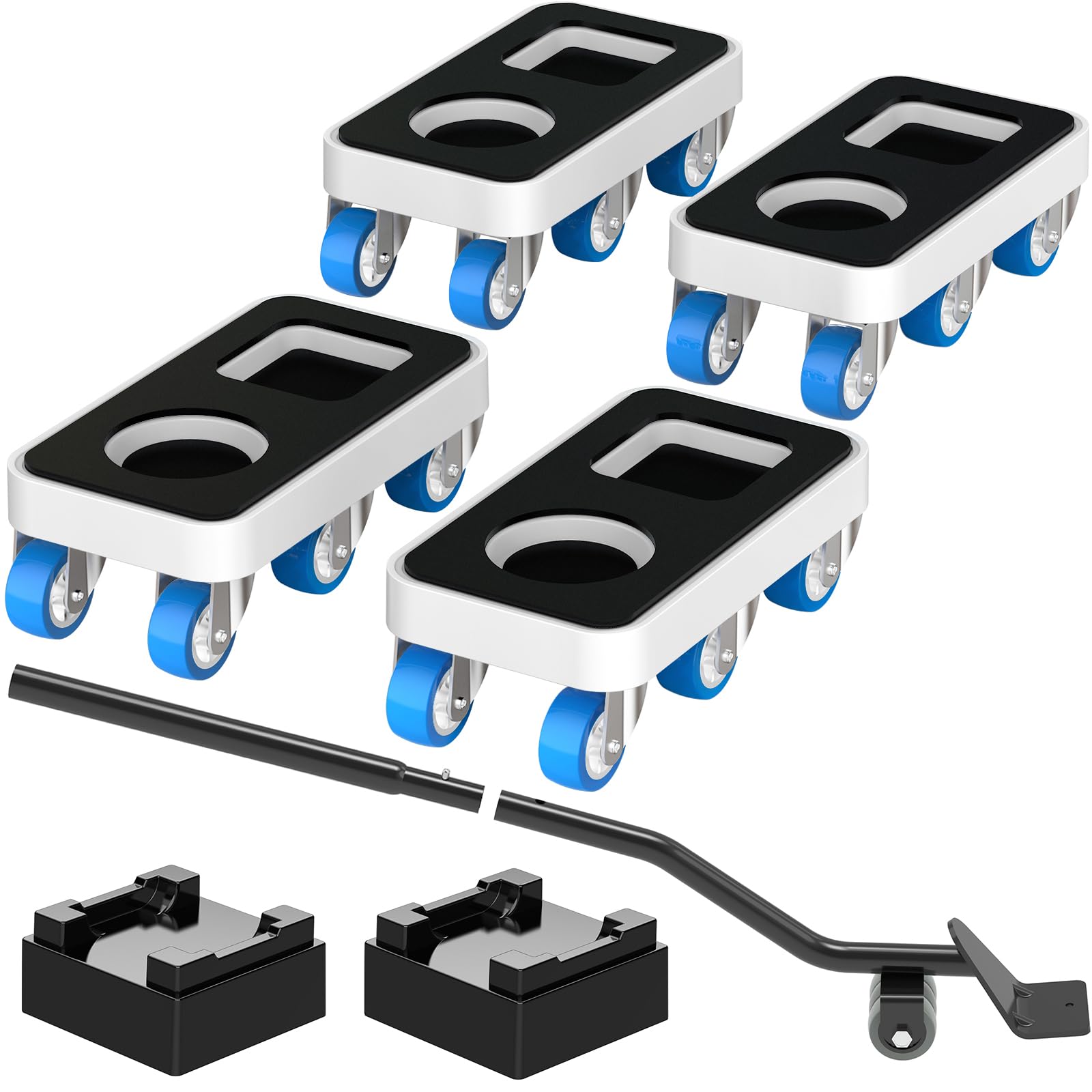Furniture Dolly with Dual Groove Design (4 Count)