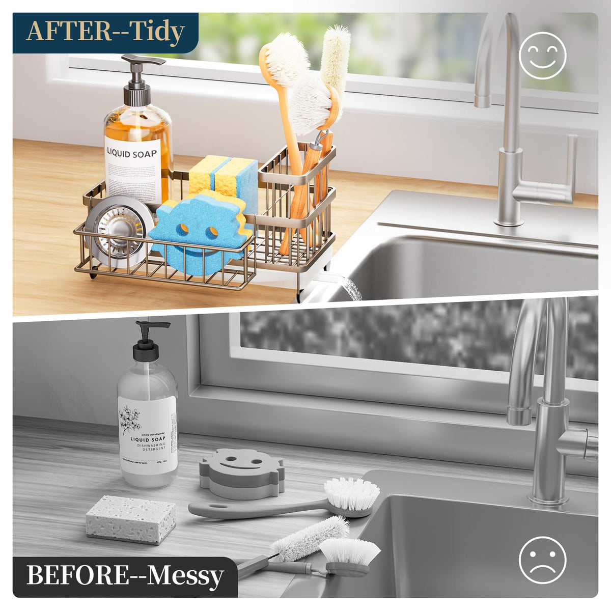 Sponge Holder for Kitchen Sink