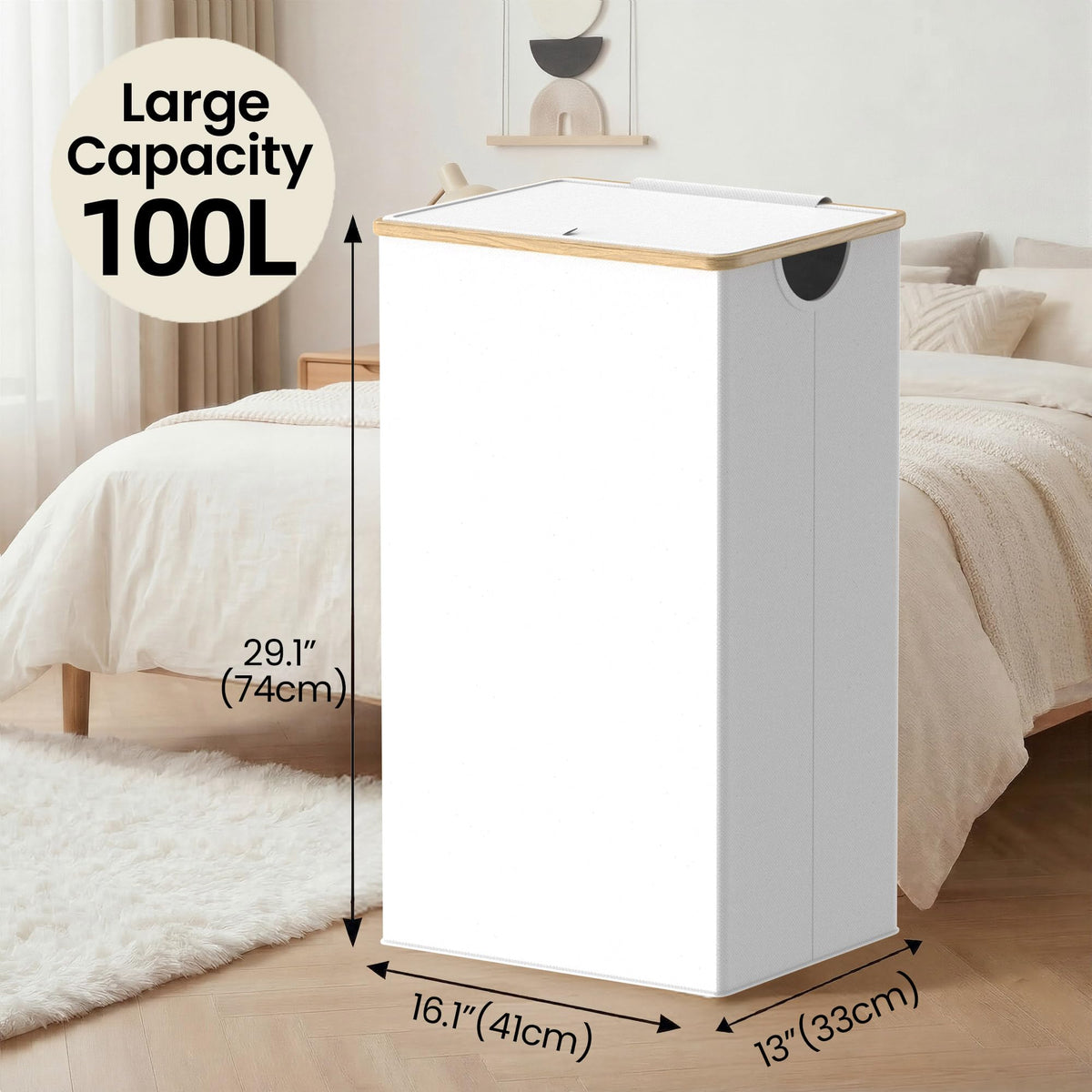 Laundry Hamper with Lid