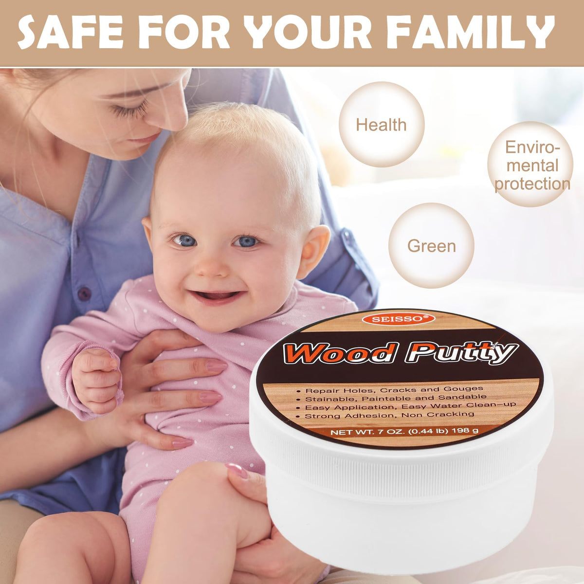 Wood Putty Golden Oak Wood Filler Paintable