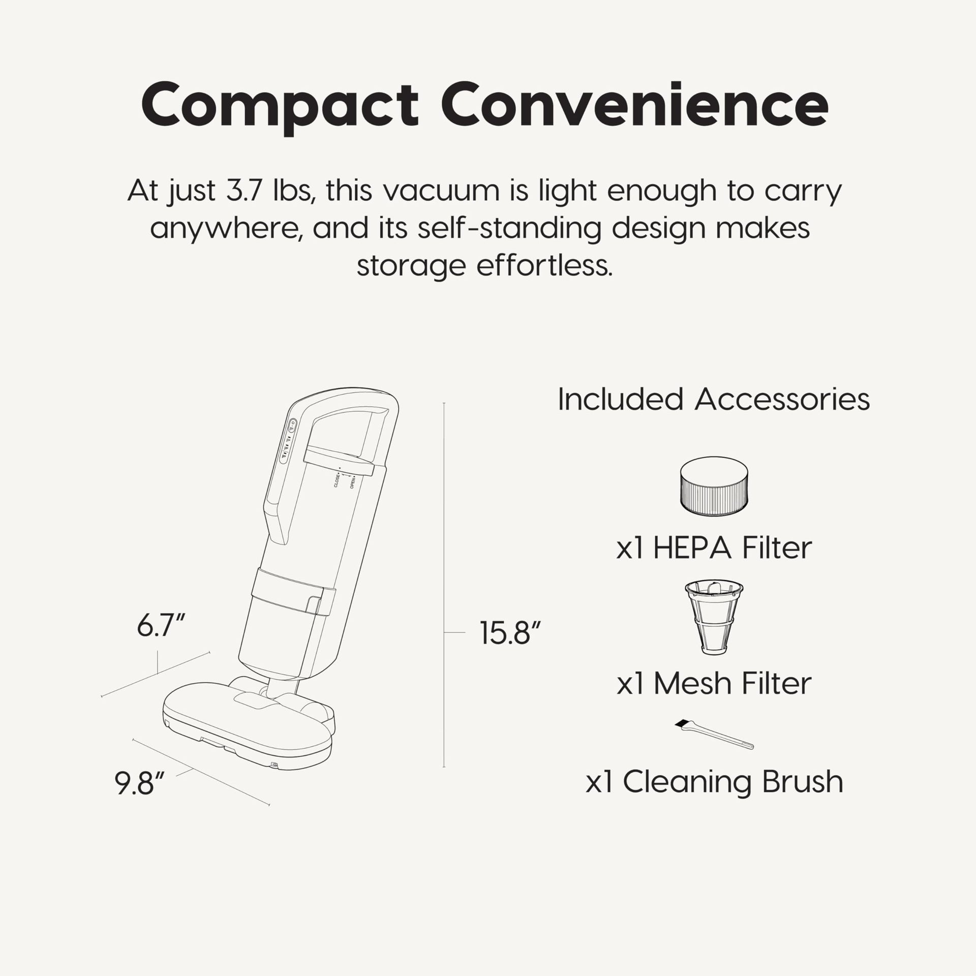 Handheld Corded Mattress Vacuum Cleaner
