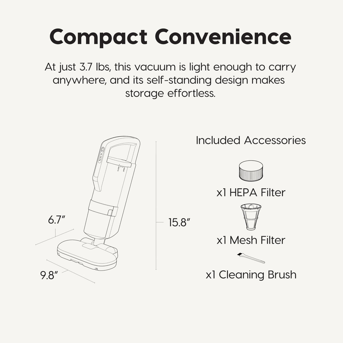 Handheld Corded Mattress Vacuum Cleaner