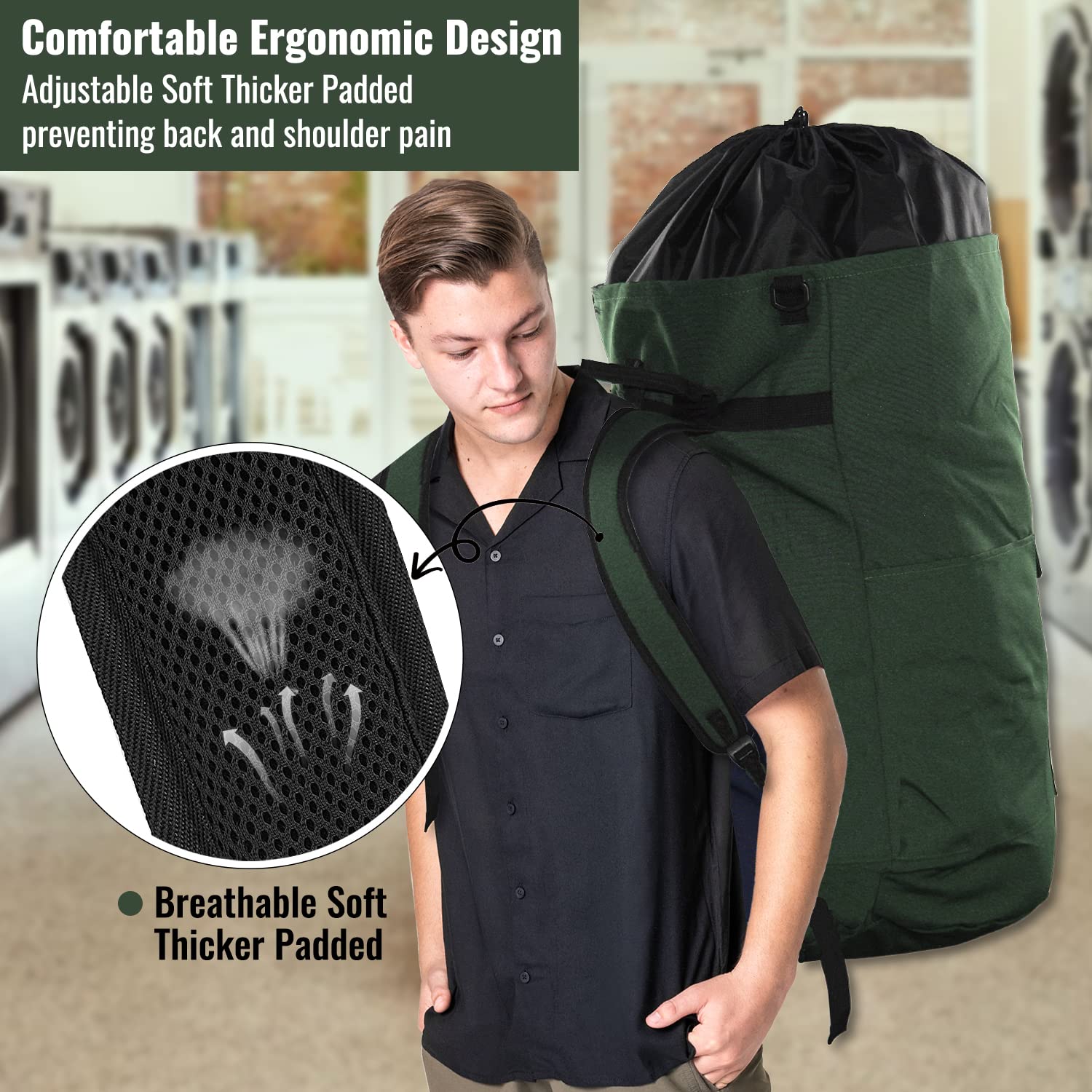 Laundry Backpack Bag 125L Extra Large