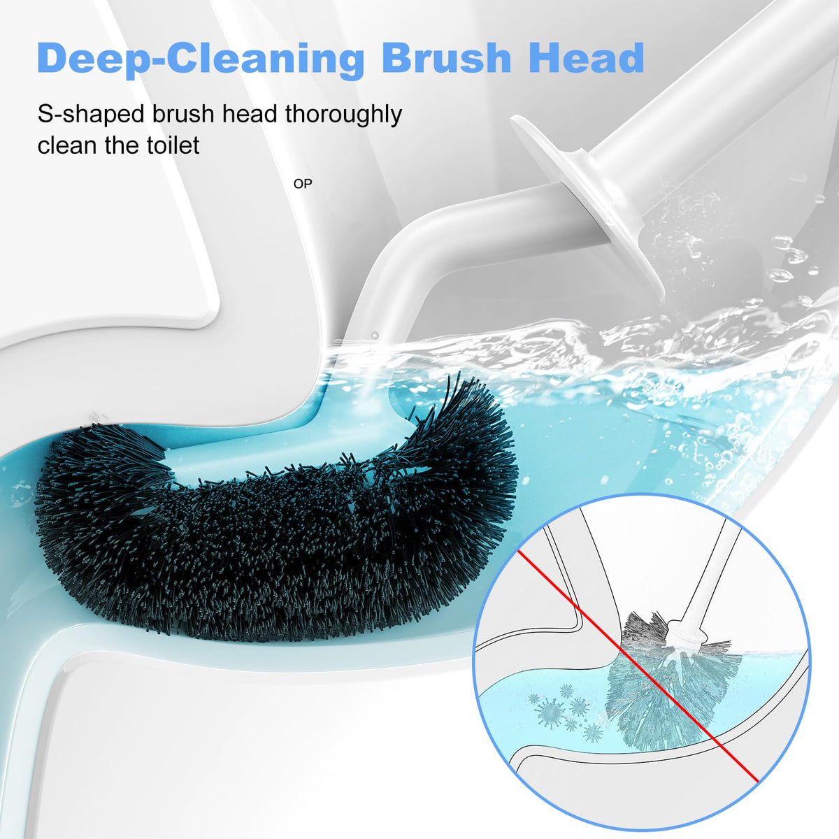 Toilet Bowl Brush Holder Set