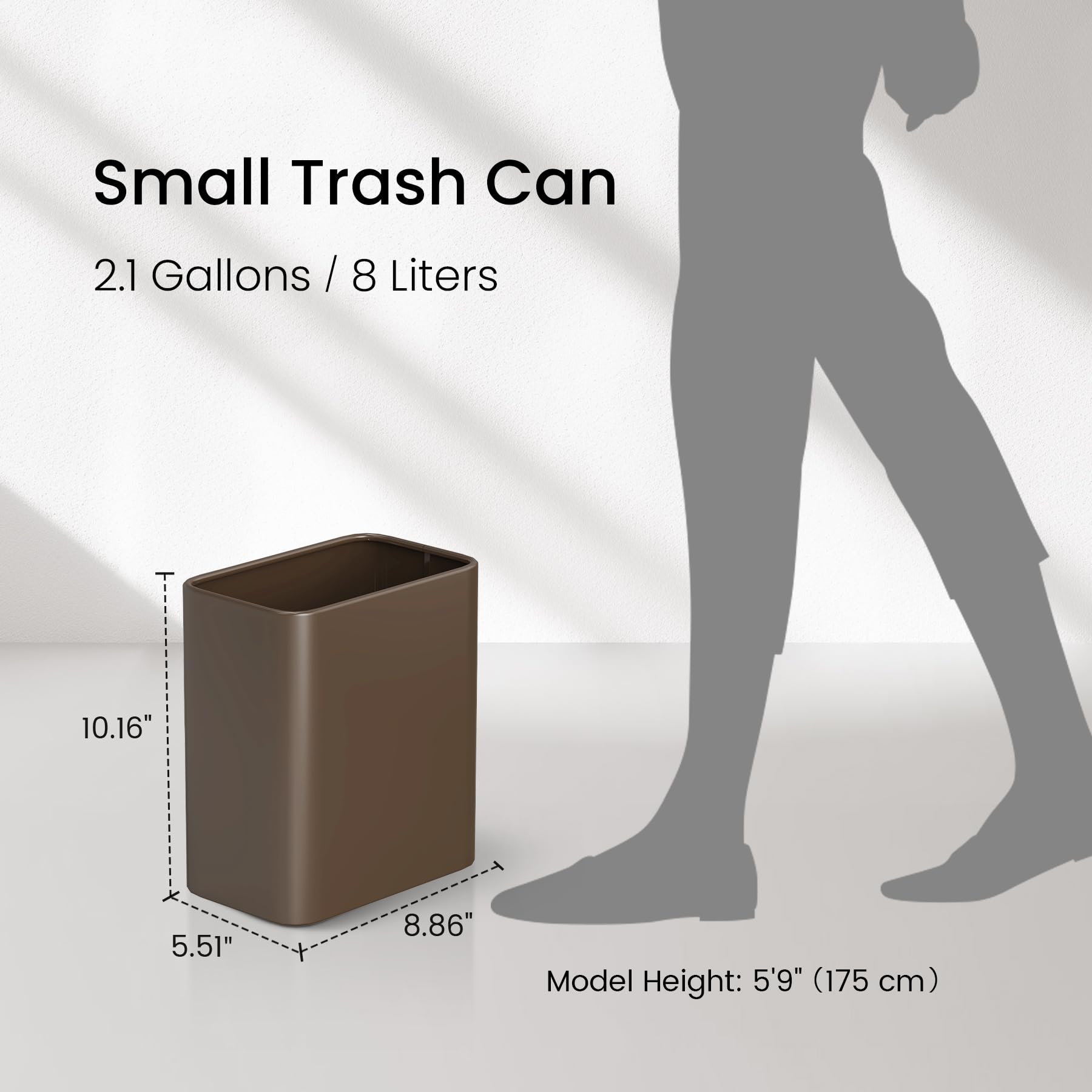 Small Bathroom Trash Can