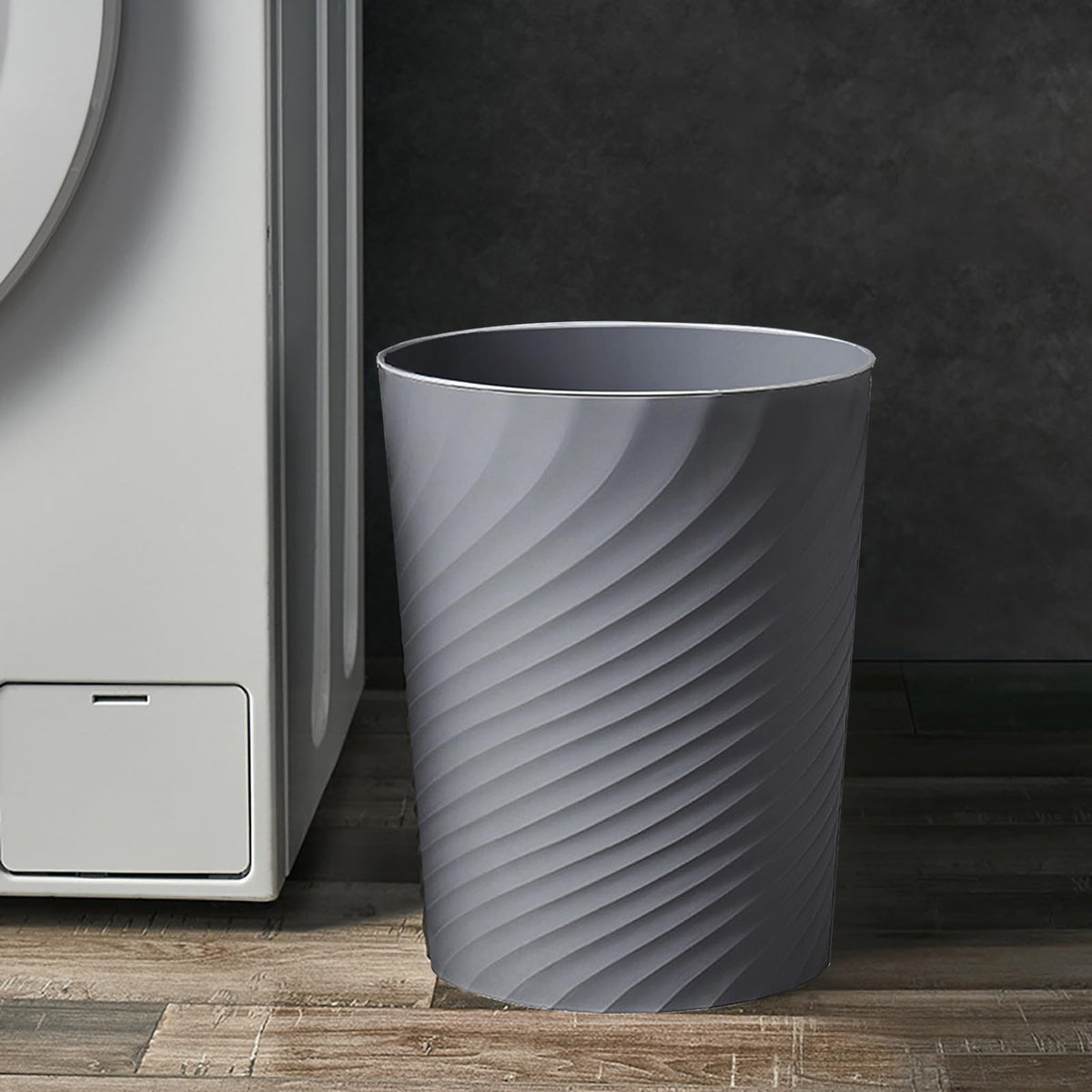 Small Bathroom Trash Can 1.8 Gallon Garbage Can Waste Basket Recycling Bin for Dorm Bedroom Office Kitchen (2 Count)