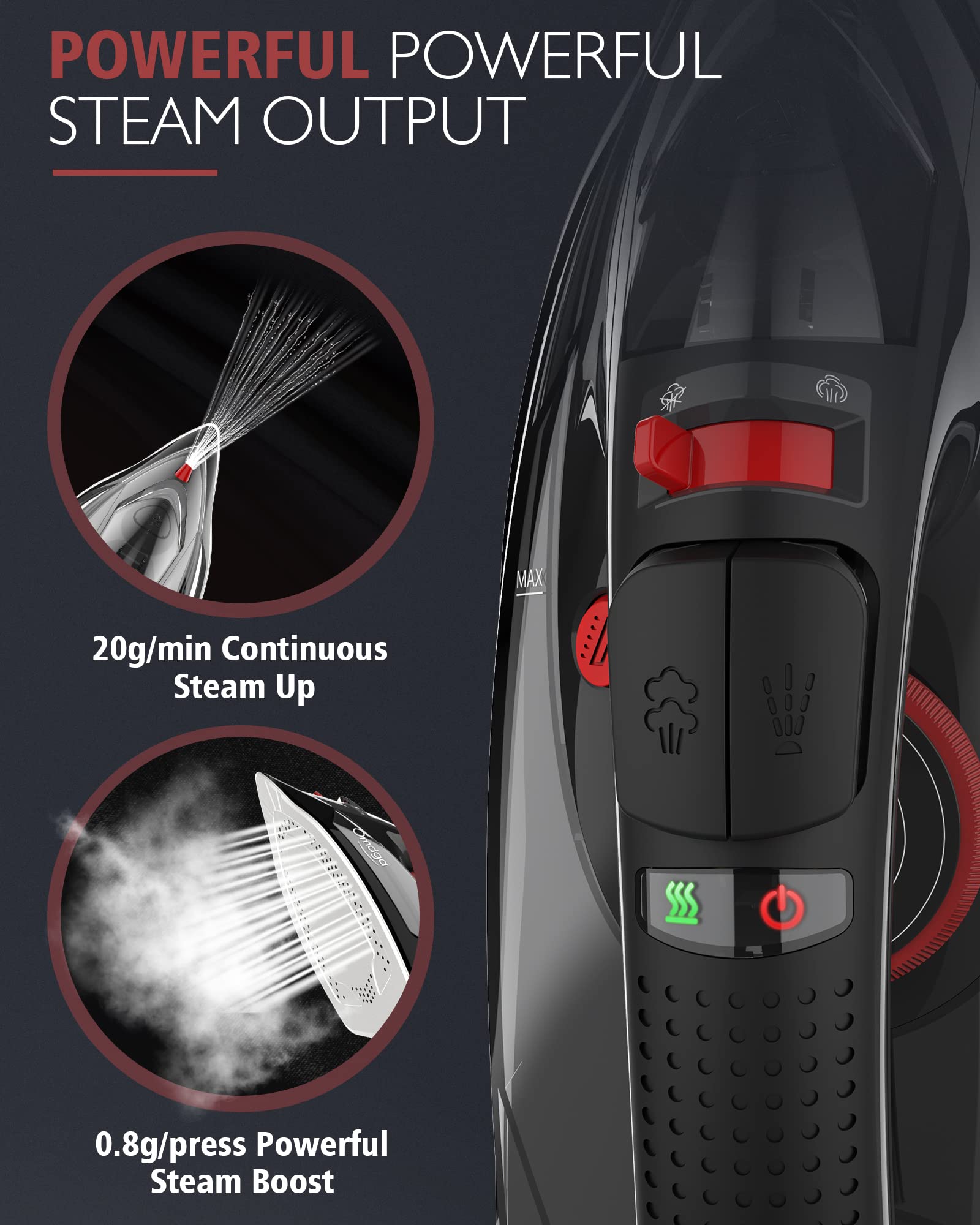 Cordless Steam Iron for Clothes