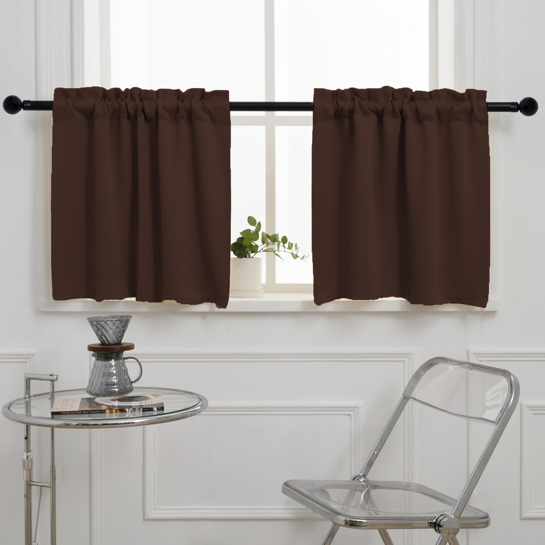 Cafe Curtain Half Window Curtain (2 Count)