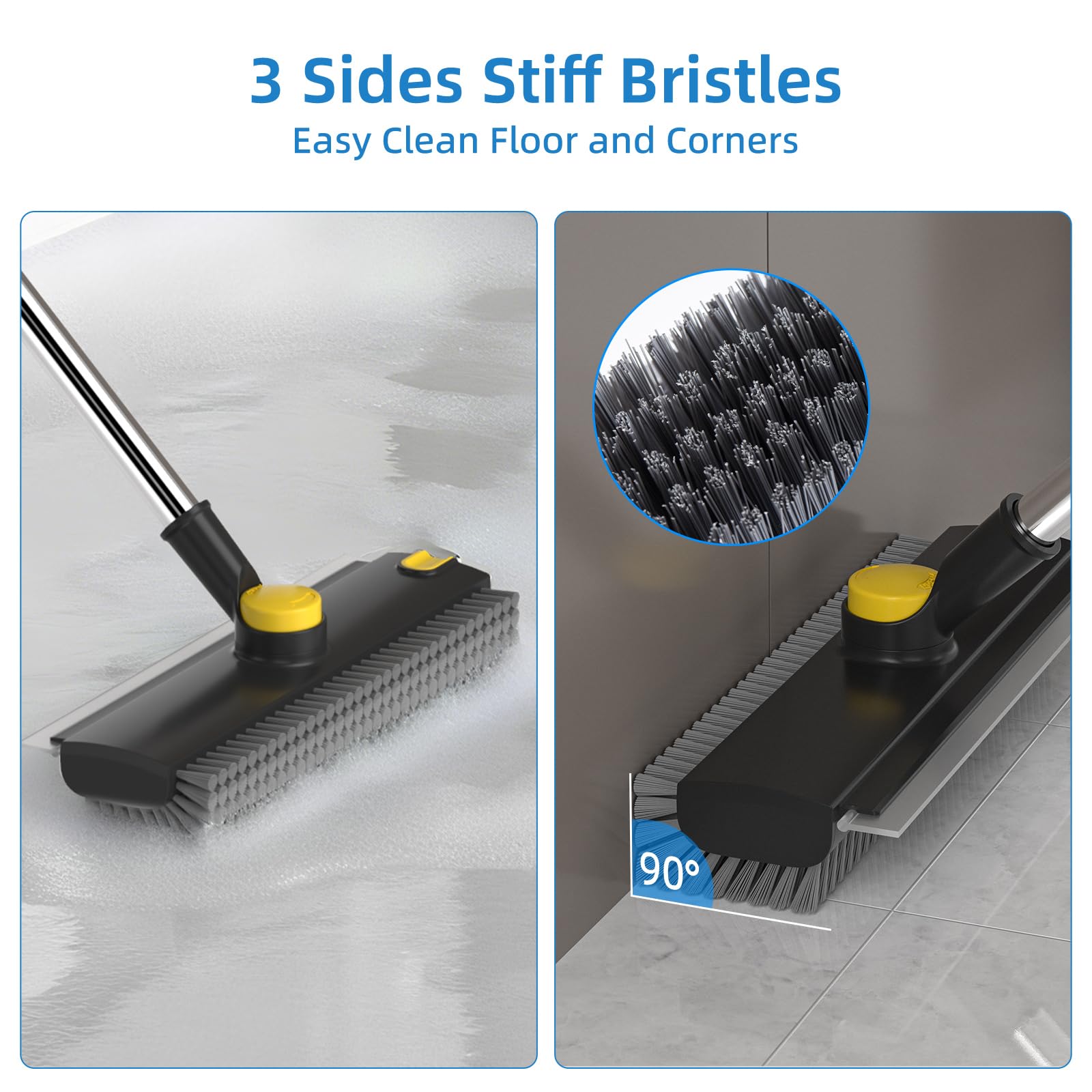 Floor Scrub Brush with Long Handle