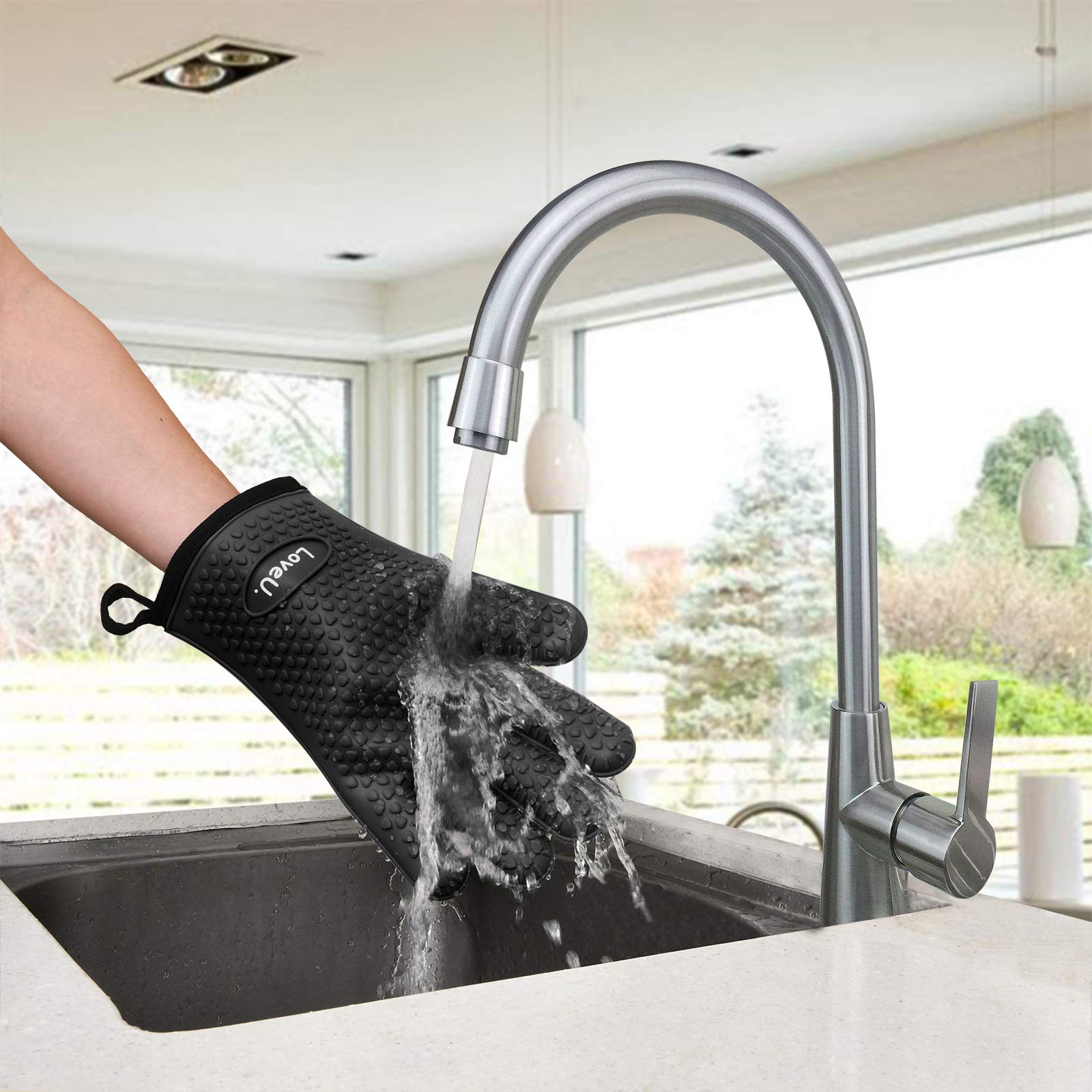 Silicone Oven Mitts Gloves