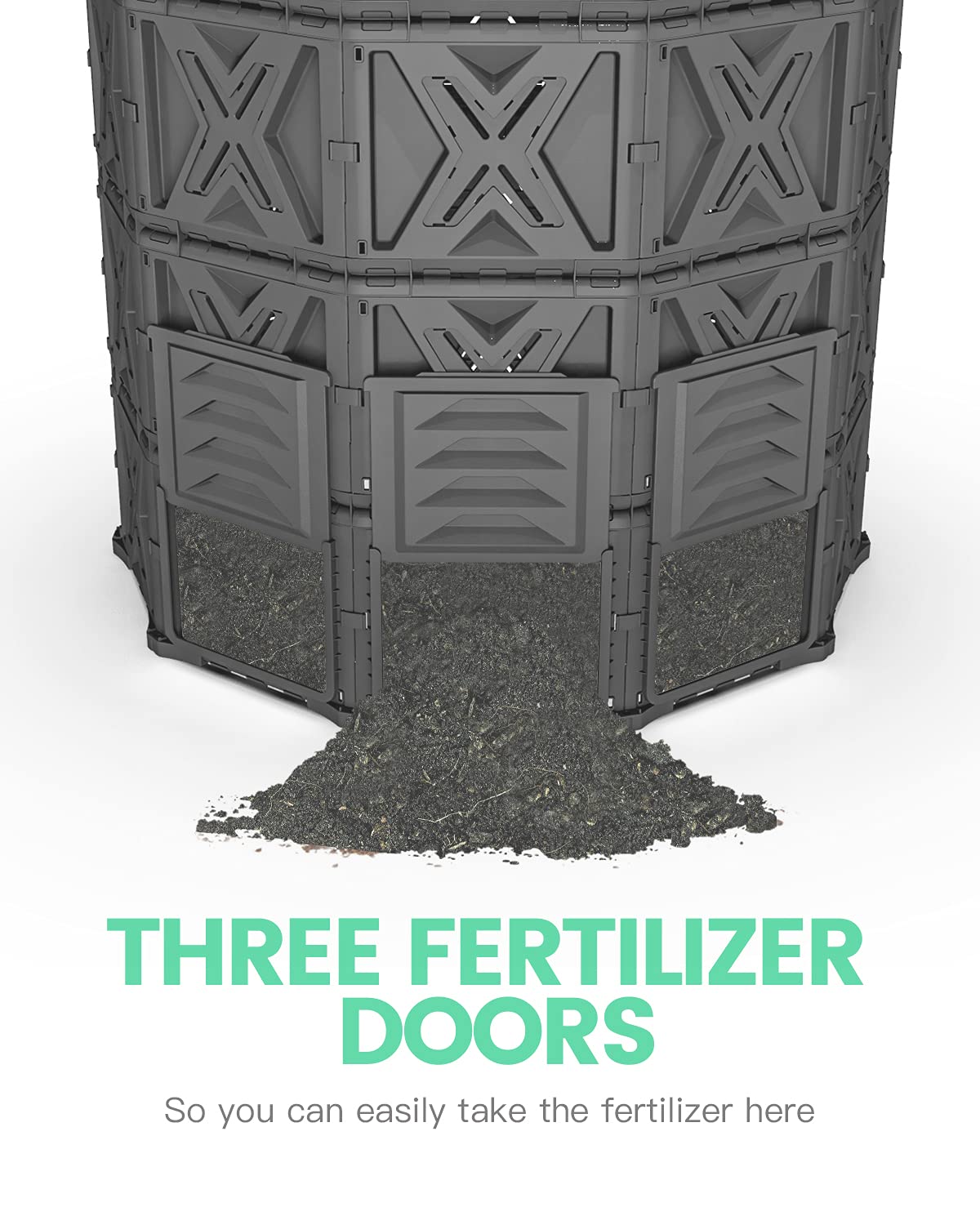 190 Gallon Large Outdoor Compost Bin