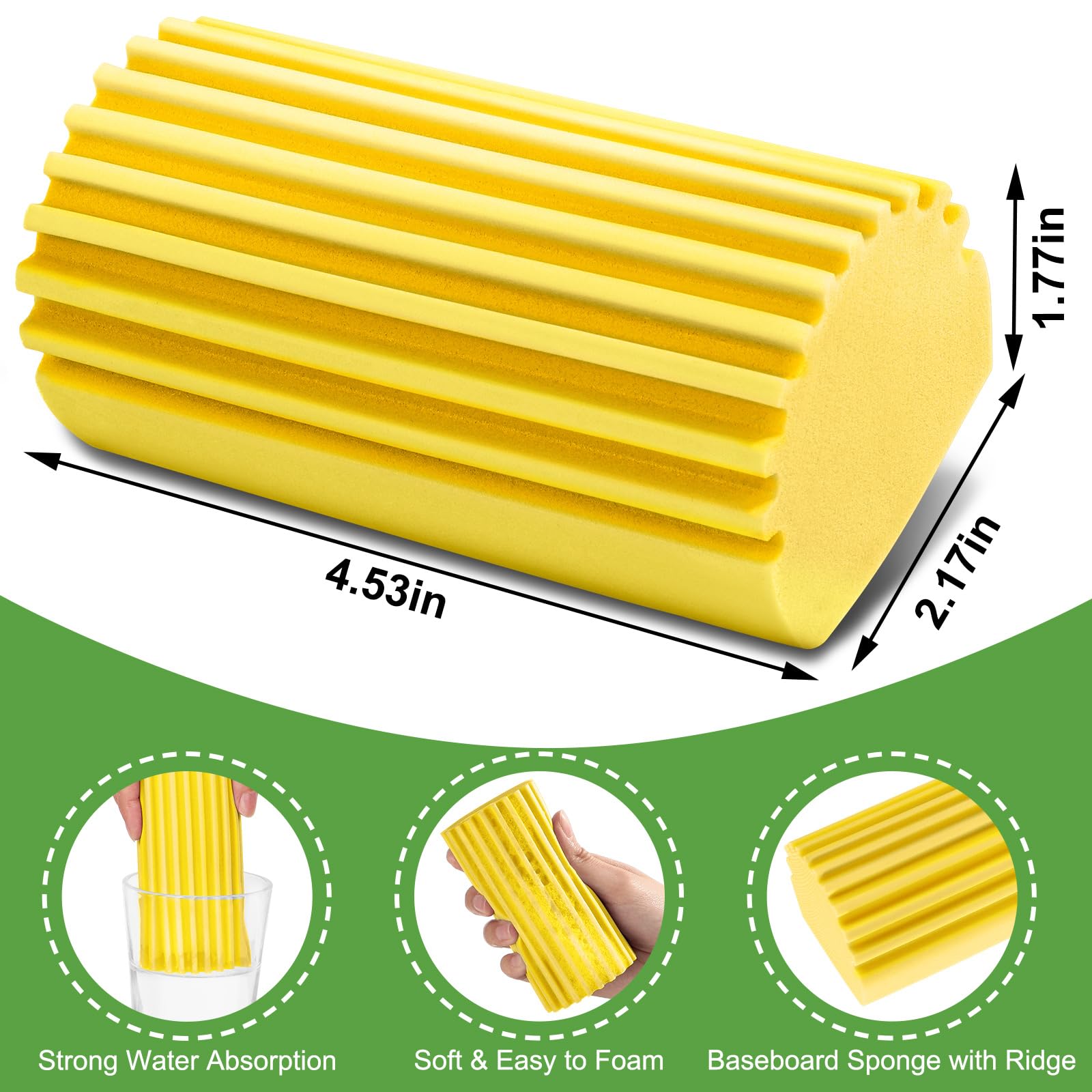 Damp Clean Duster Sponge (4 Count)