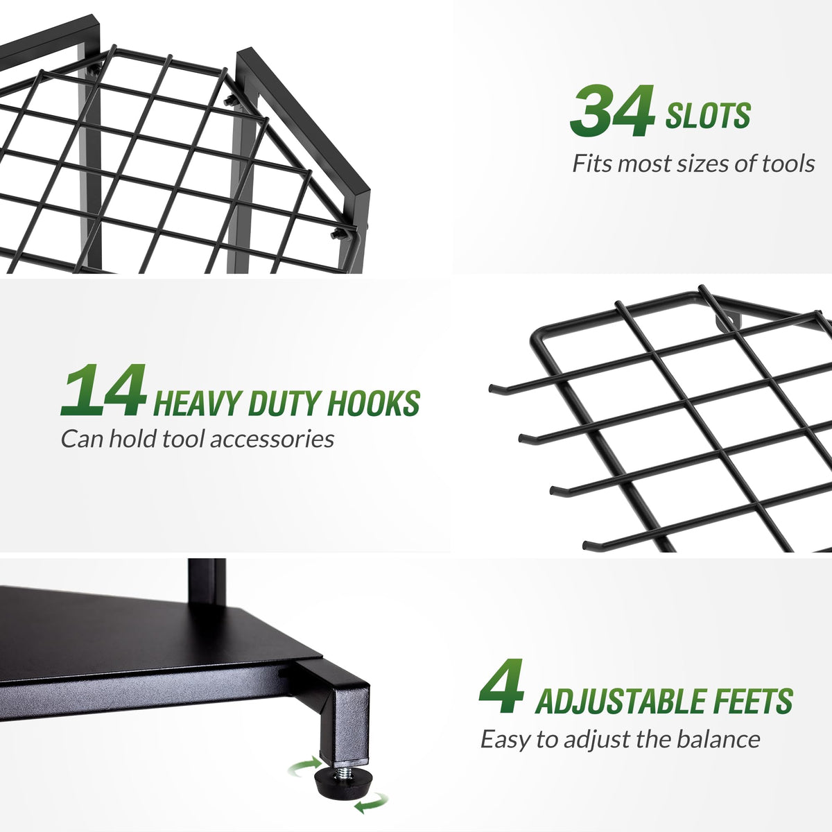 Garden Tool Organizer for Corner
