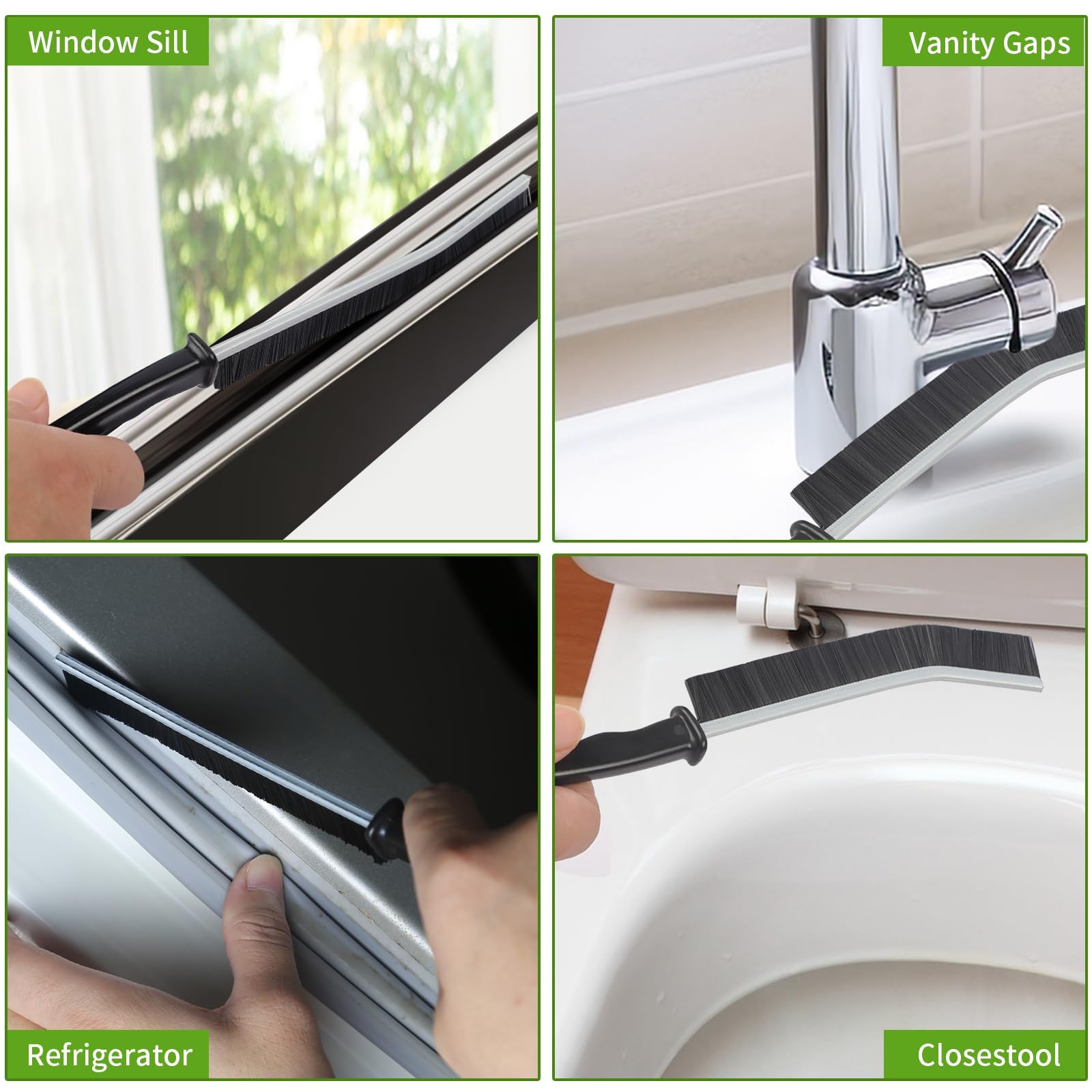 12PCS Grout Brush Set (12 Count)
