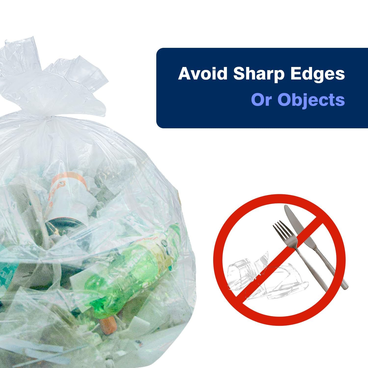 20 30 Gallon Trash Can Liners (500 Count)