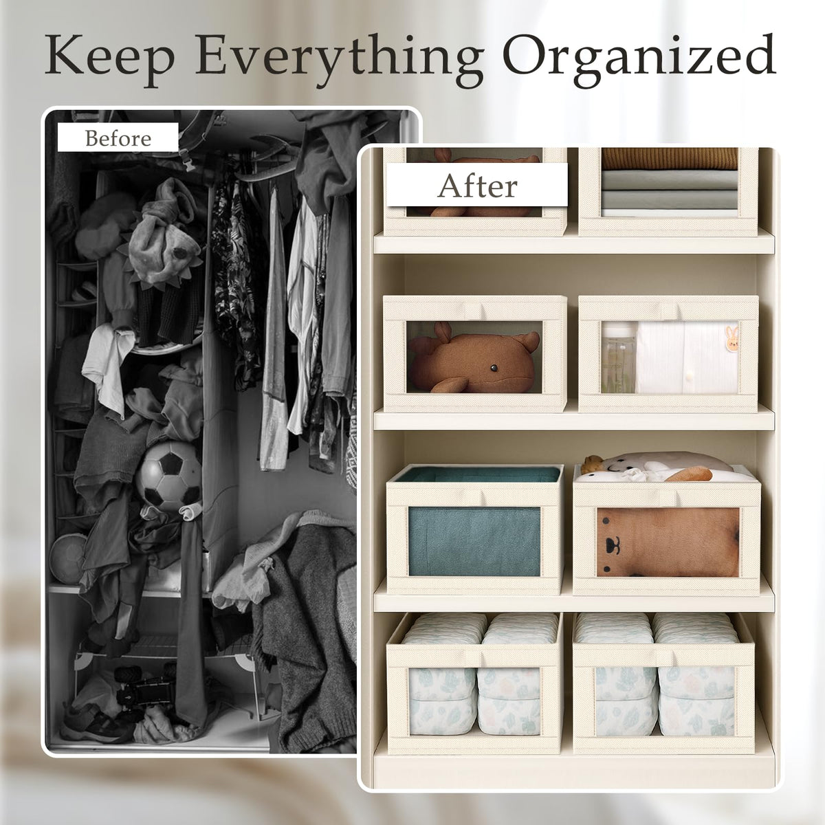 Closet Organizers and Storage (4 Count)