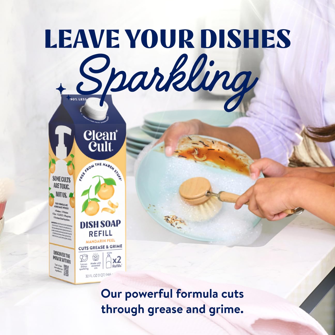 Dish Soap Liquid Refills (96 Fl Oz)