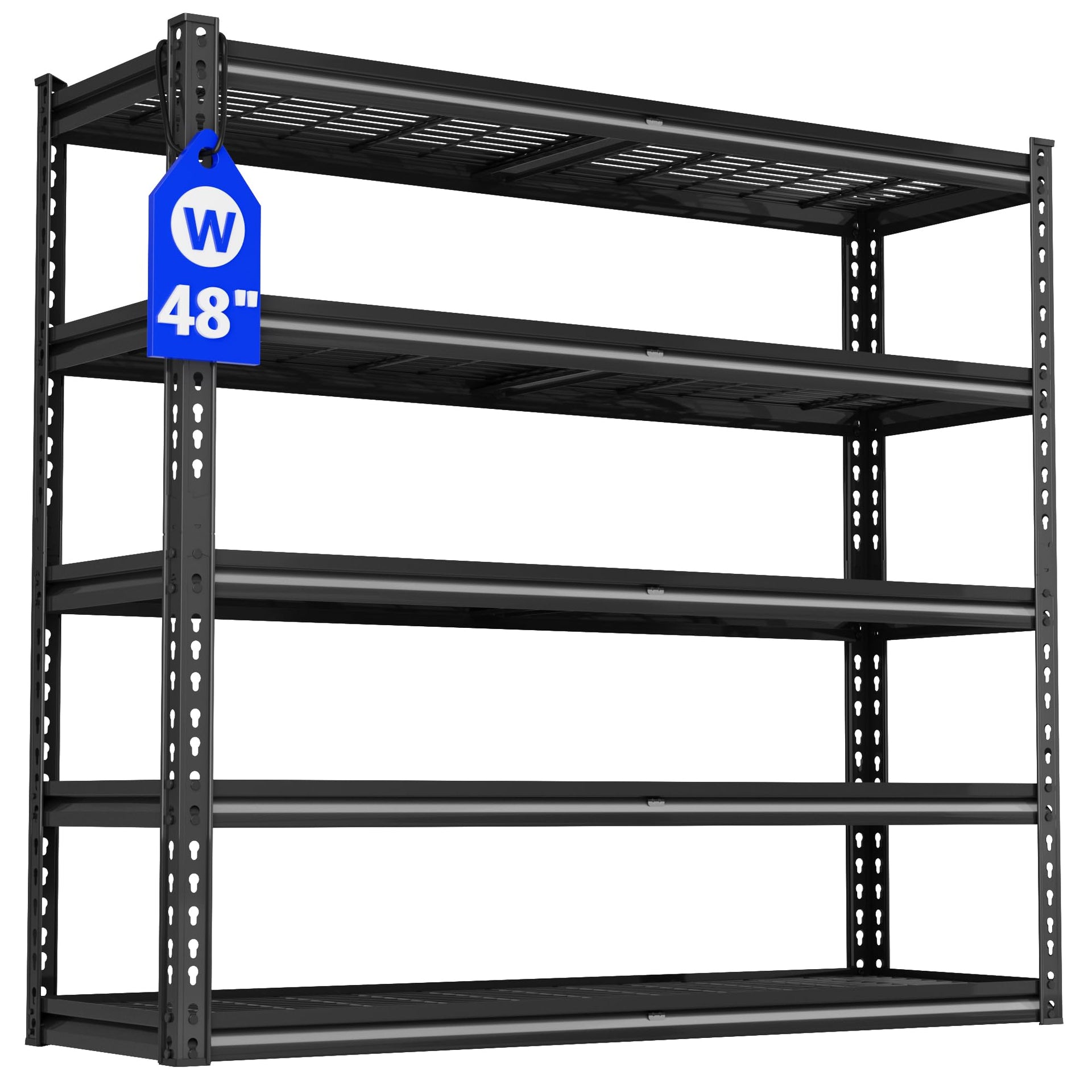 48" W Garage Shelving Heavy Duty 5