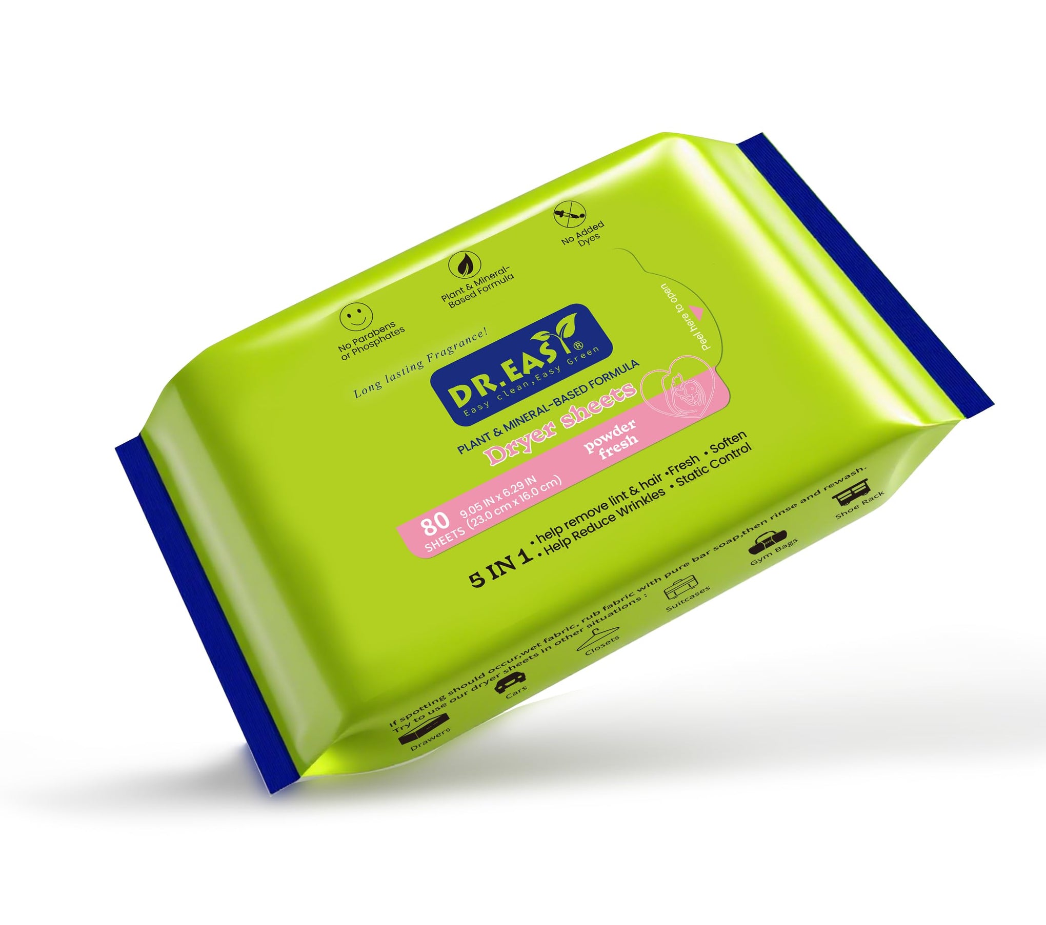 DR.EASY Dryer Sheets (80 Count)
