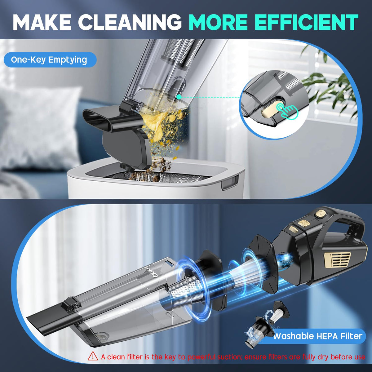 Handheld Vacuum Cordless