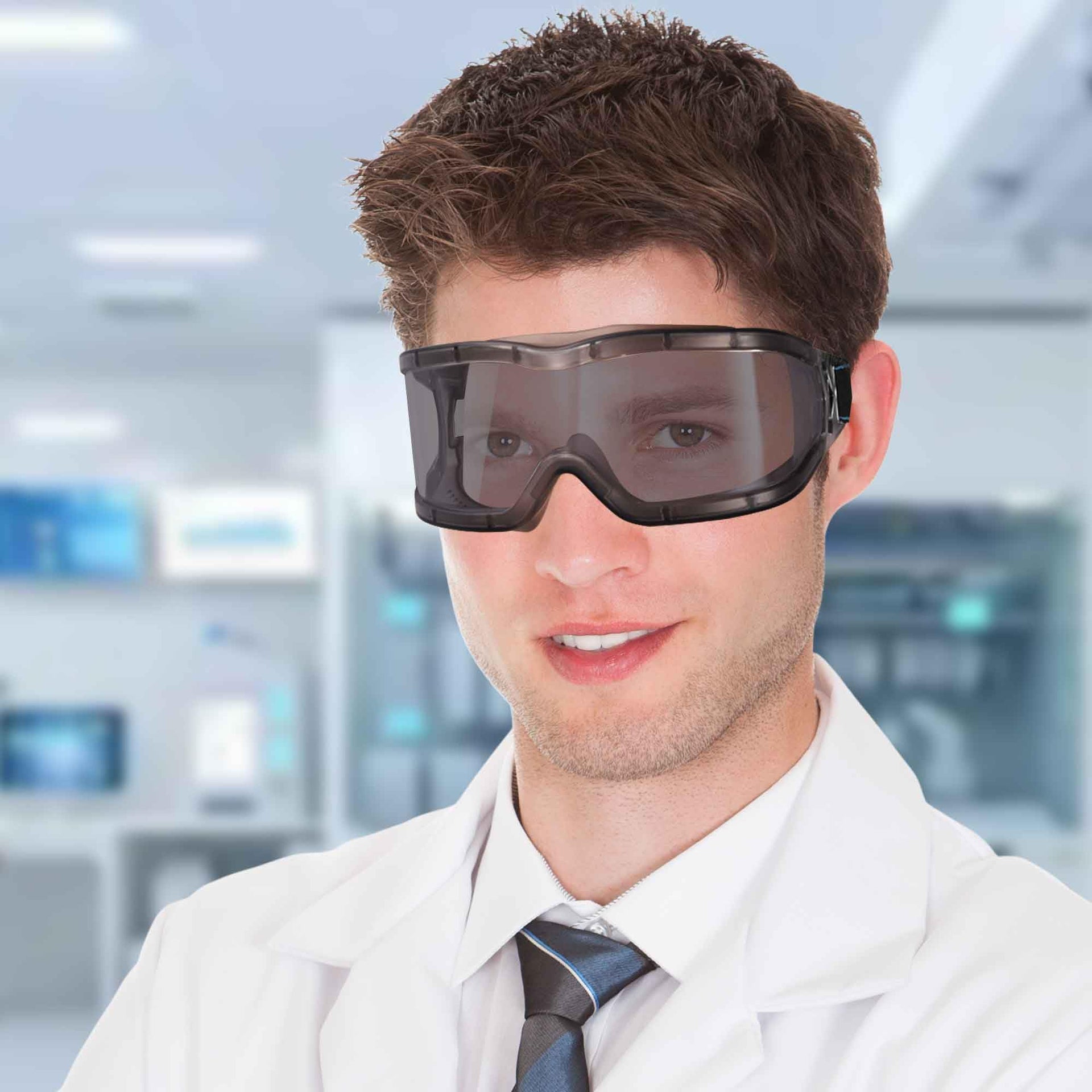 Safety Glasses Over Eyeglasses