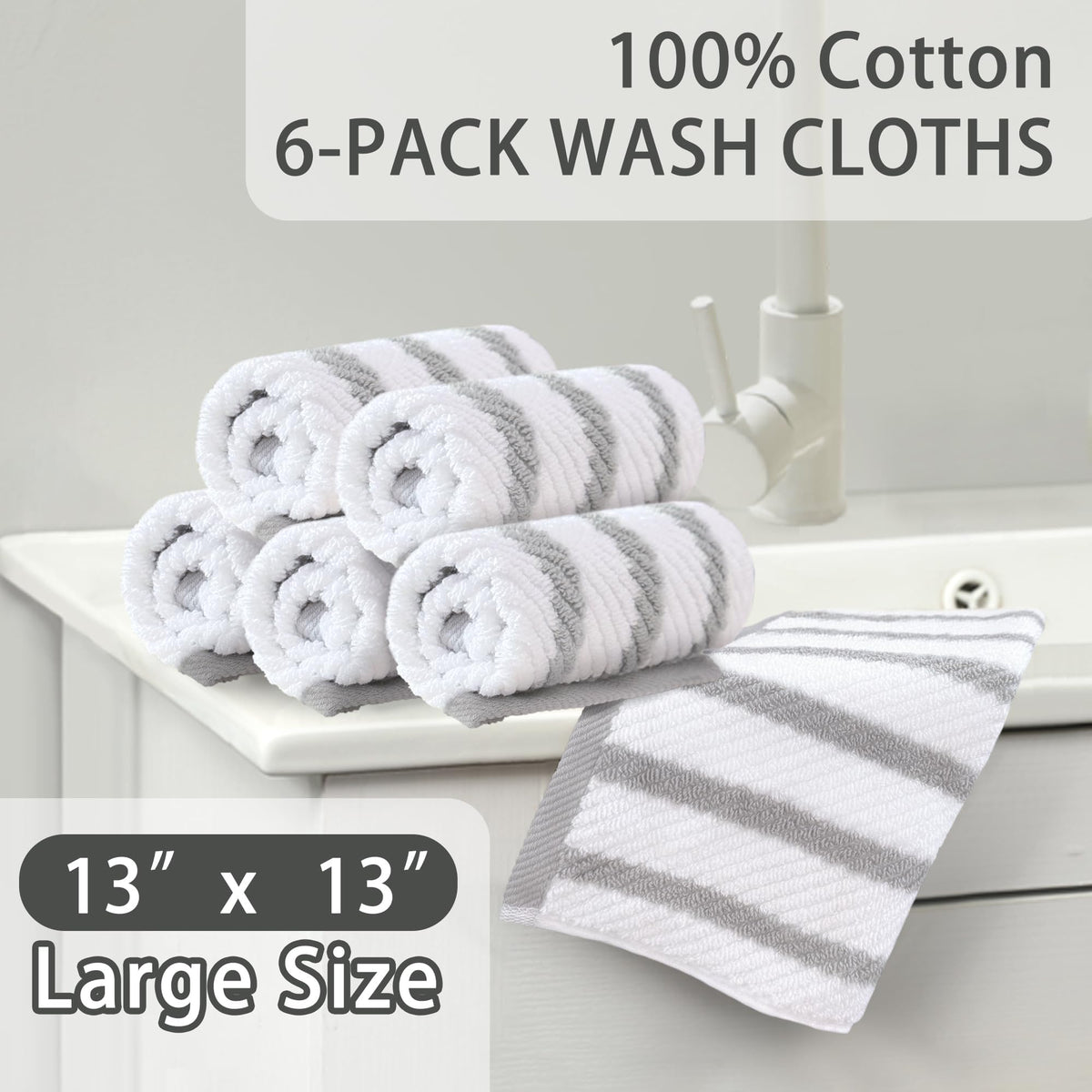 Wash Cloths 4PC (6 Count)