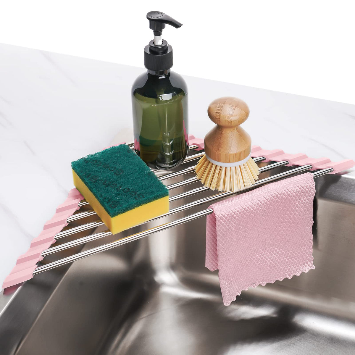Triangle Foldable Dish Drying Rack