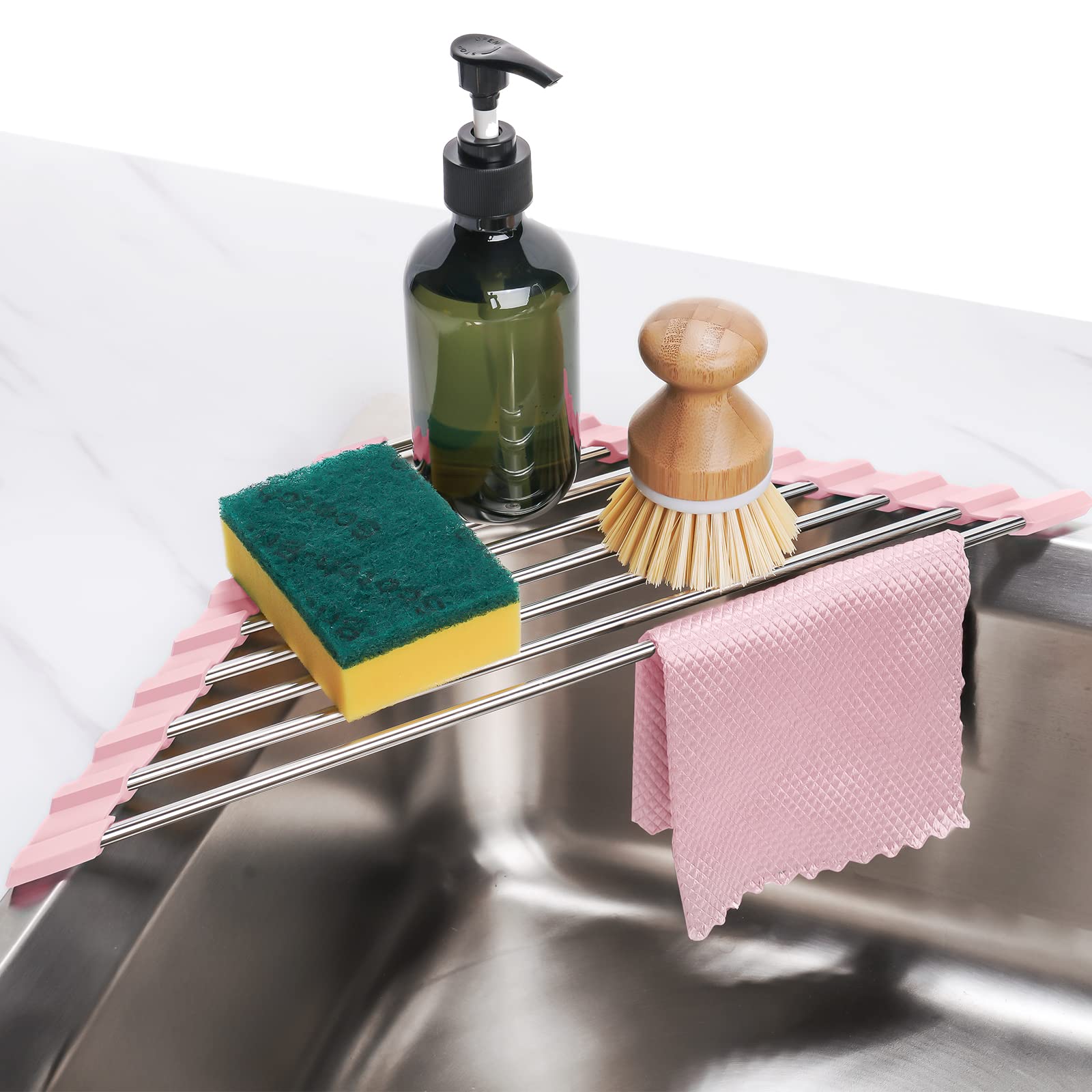 Triangle Foldable Dish Drying Rack