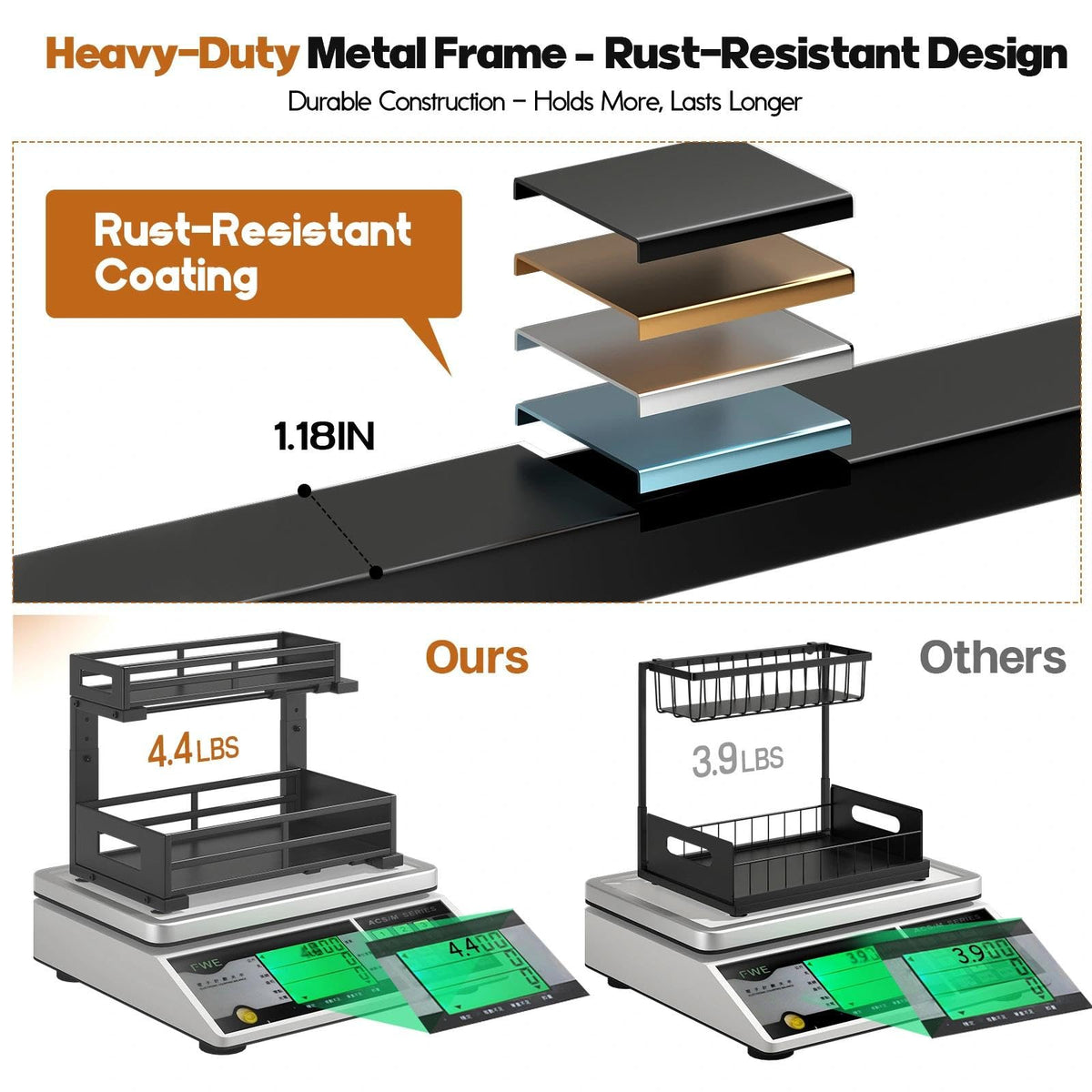 2 Pack Under Sink Organizer and Storage (2 Count)