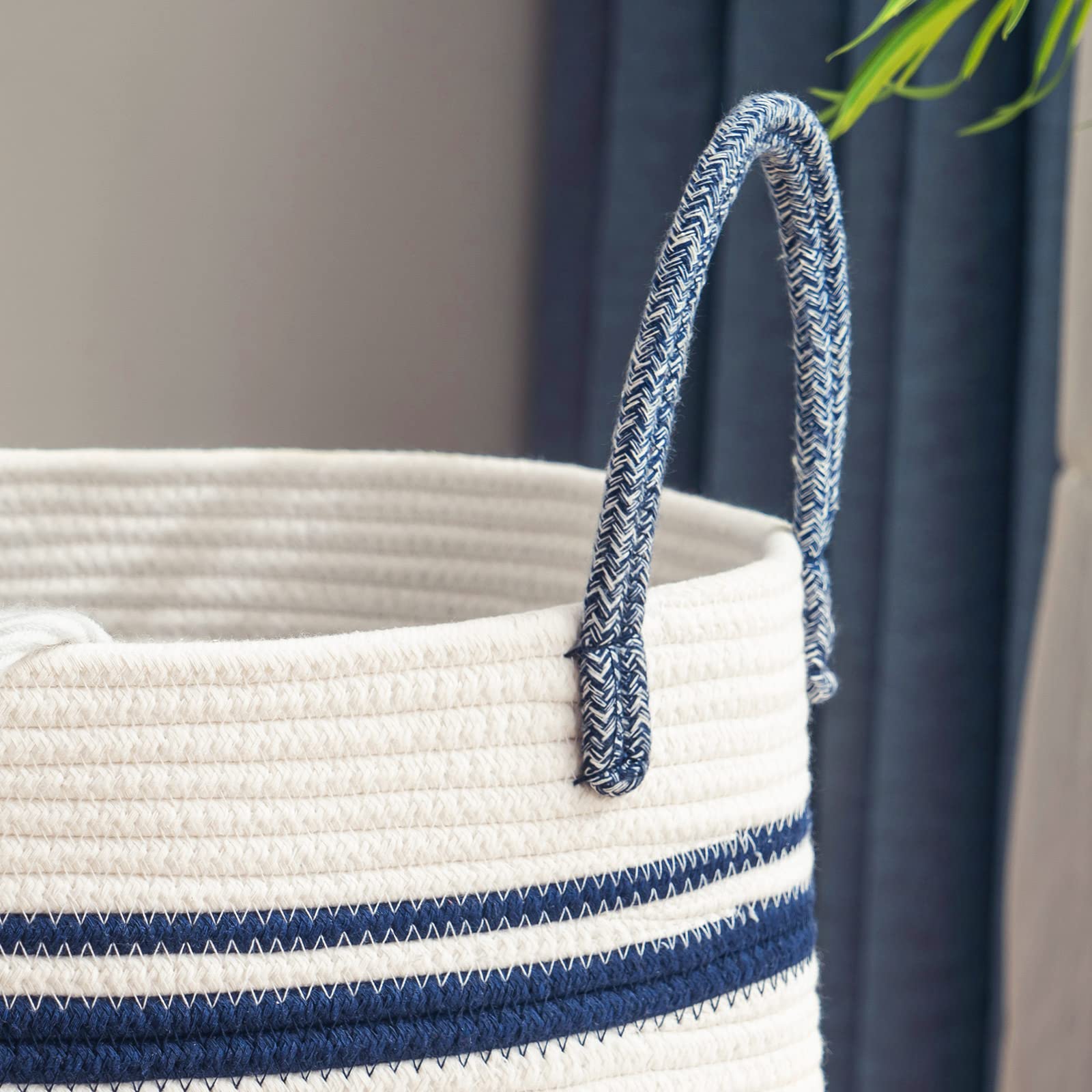 Cotton Rope Laundry Hamper Basket - ModHome Supplies
