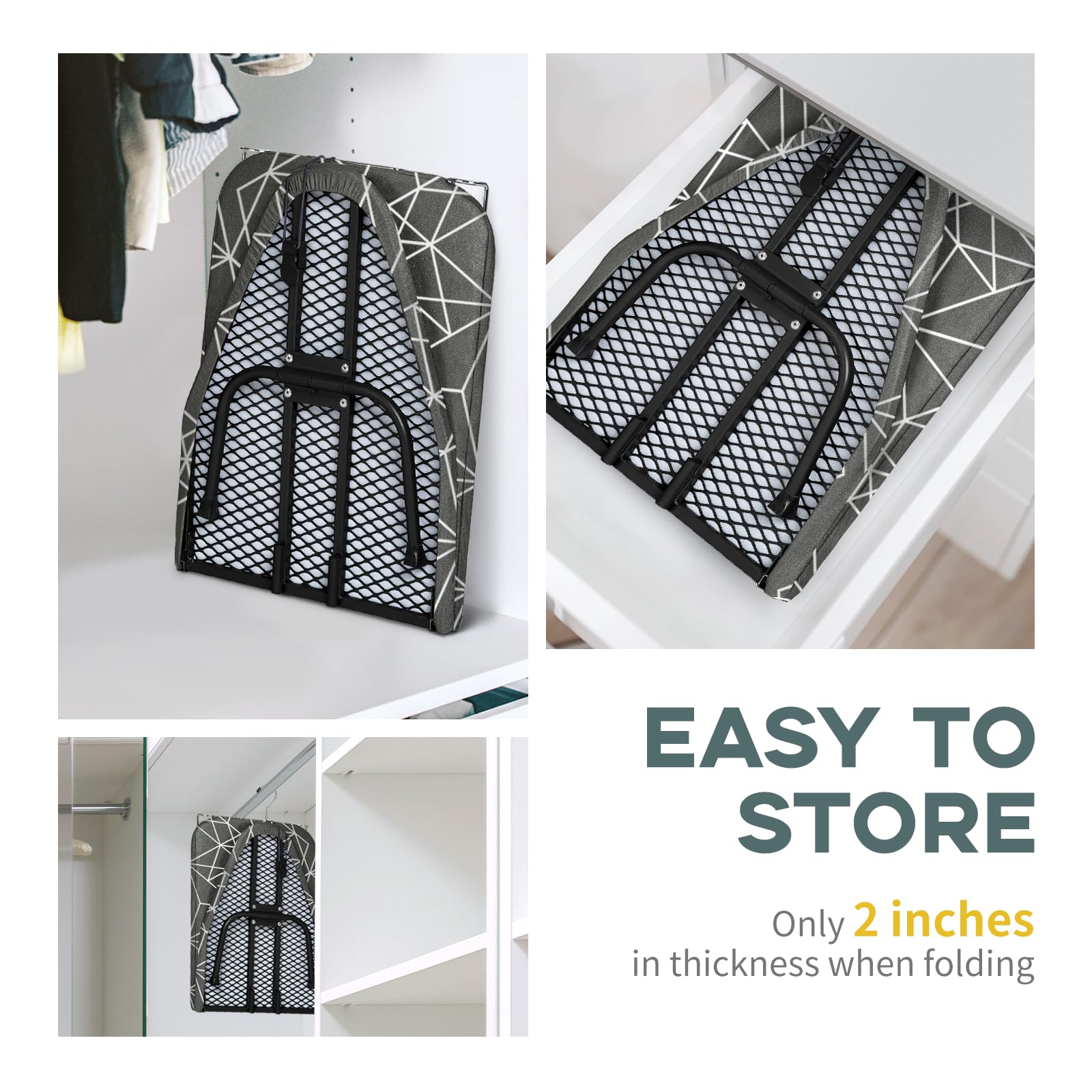 Small Ironing Board Tabletop Foldable