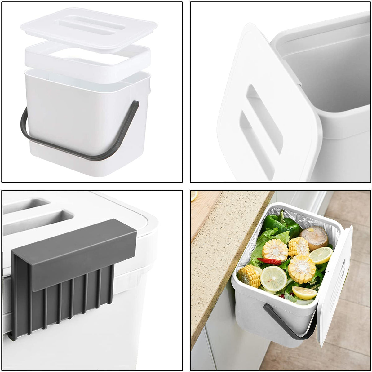 Trash Can with Lid