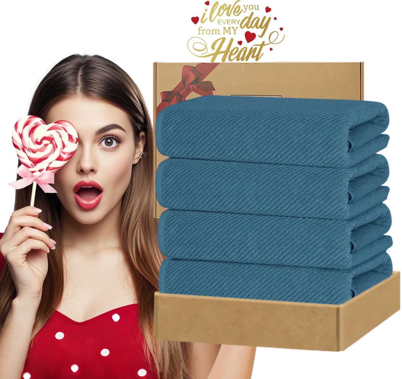 Bath Towels 4PC (4 Count)