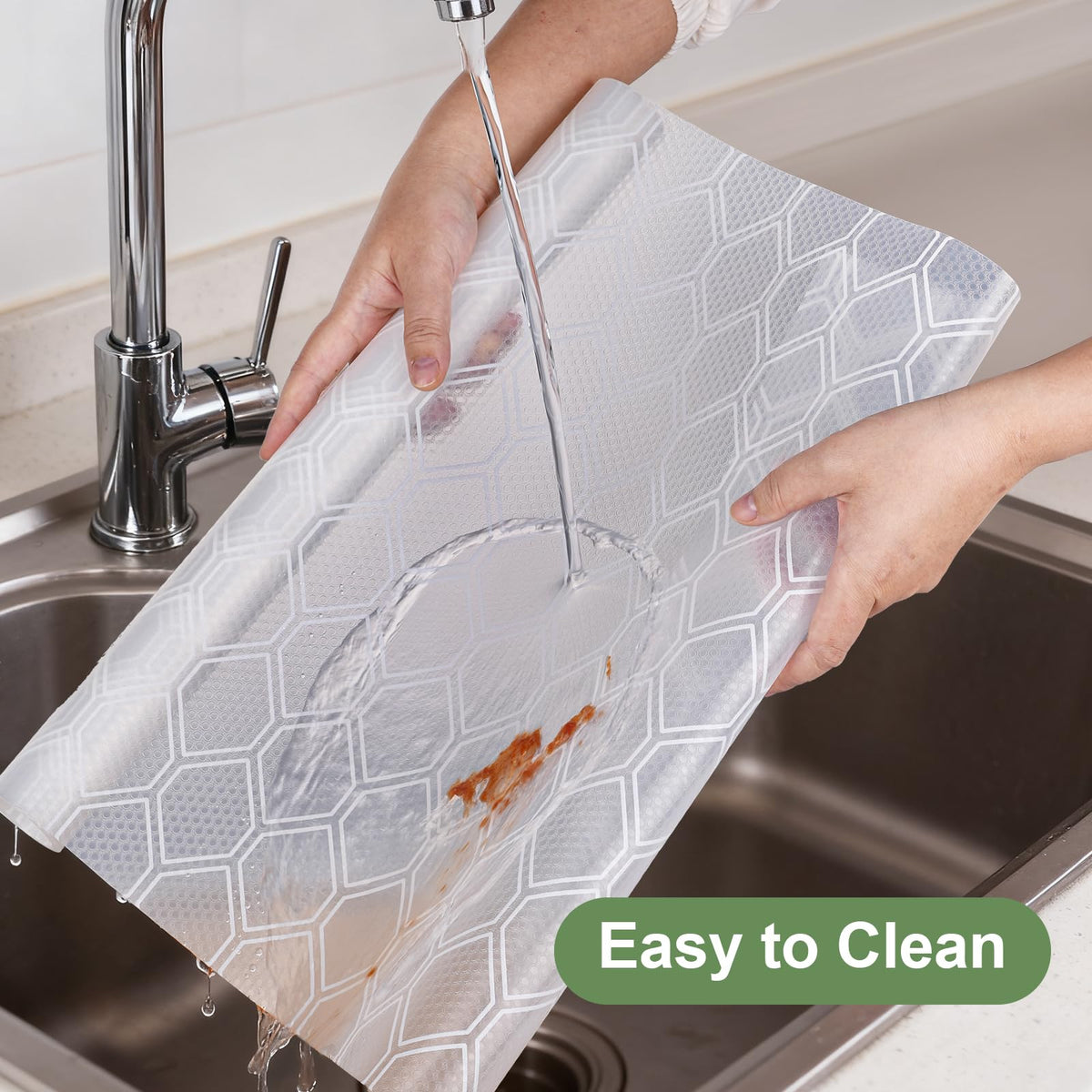 Shelf Liner Refrigerator Drawer Liners for Kitchen Cabinets