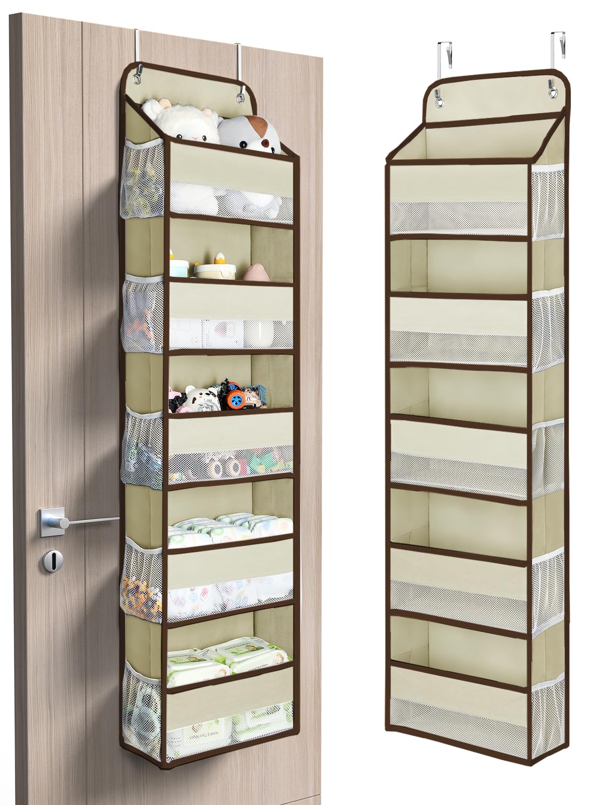 1 Pc 5 Tier Over the Door Organizer with 15 Pockets