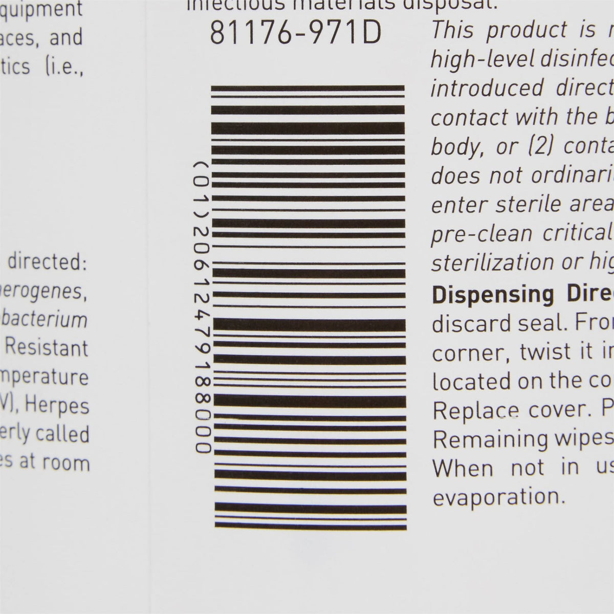 Germicidal Wipes (1920 Count)